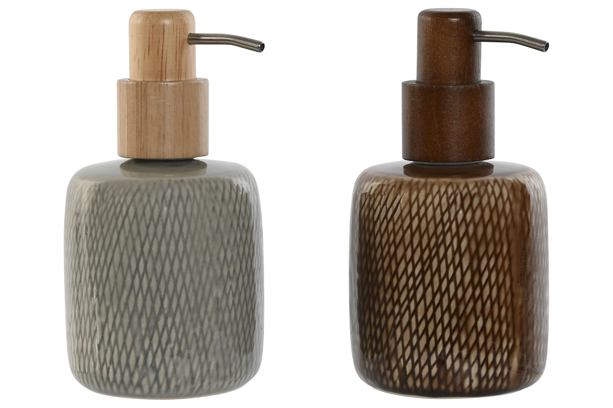 DOSIFICADOR GRES PE 8,5X8,5X16CM GRIS