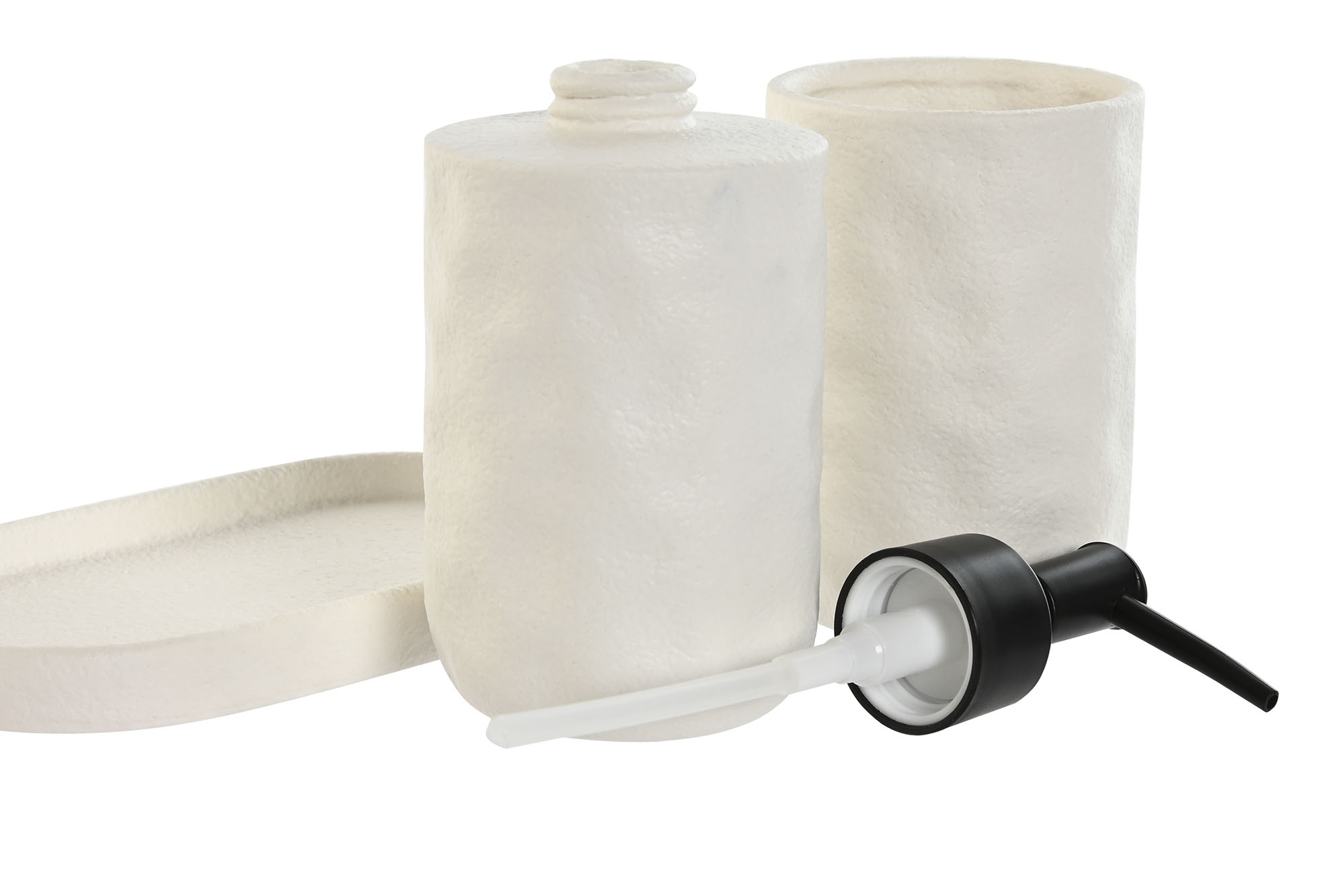 BAÑO SET 3 DOLOMITE ABS 17,5X9,5X18 300 ML BLANCO 2