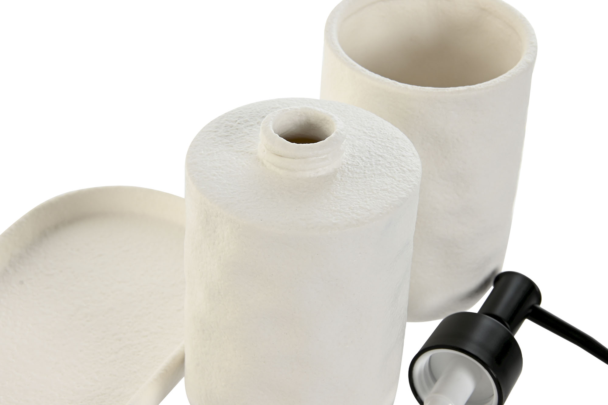 BAÑO SET 3 DOLOMITE ABS 17,5X9,5X18 300 ML BLANCO 3