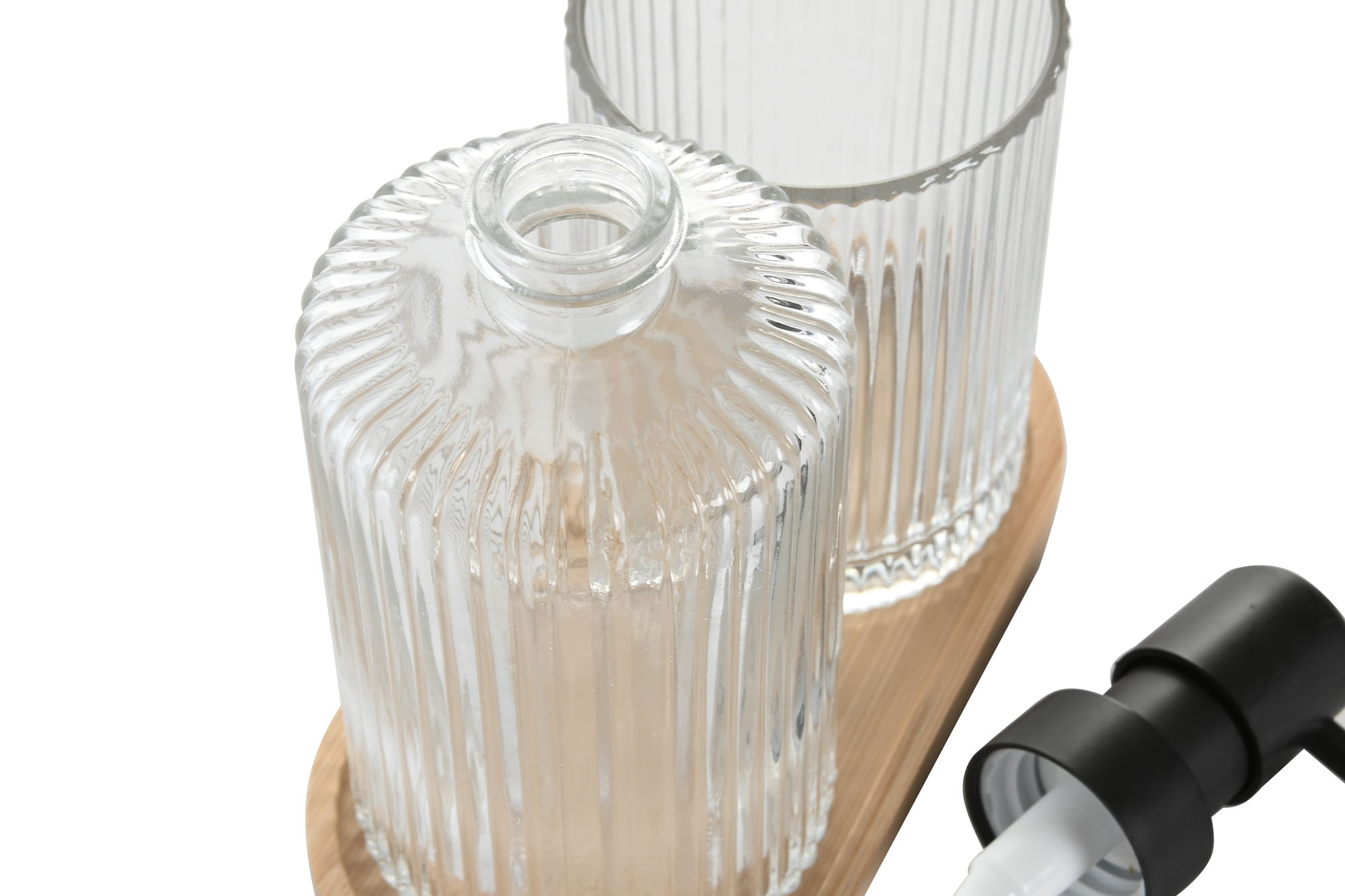 BAÃ Â O SET 3 CRISTAL BAMBU 16X8,2X18 250 3
