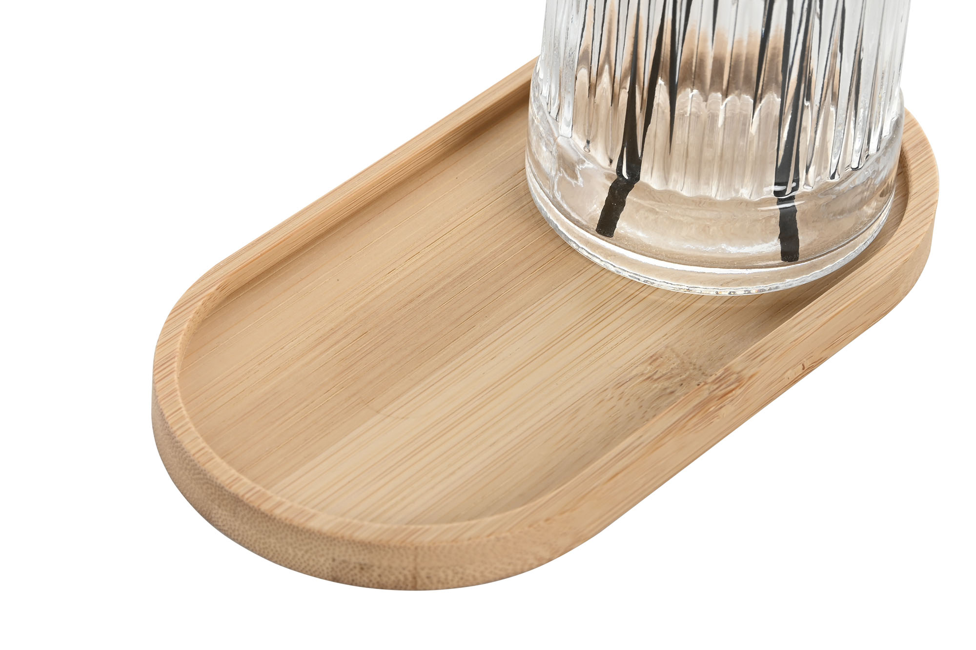 BAÃ Â O SET 3 CRISTAL BAMBU 16X8,2X20,5 200ML MIKA 4