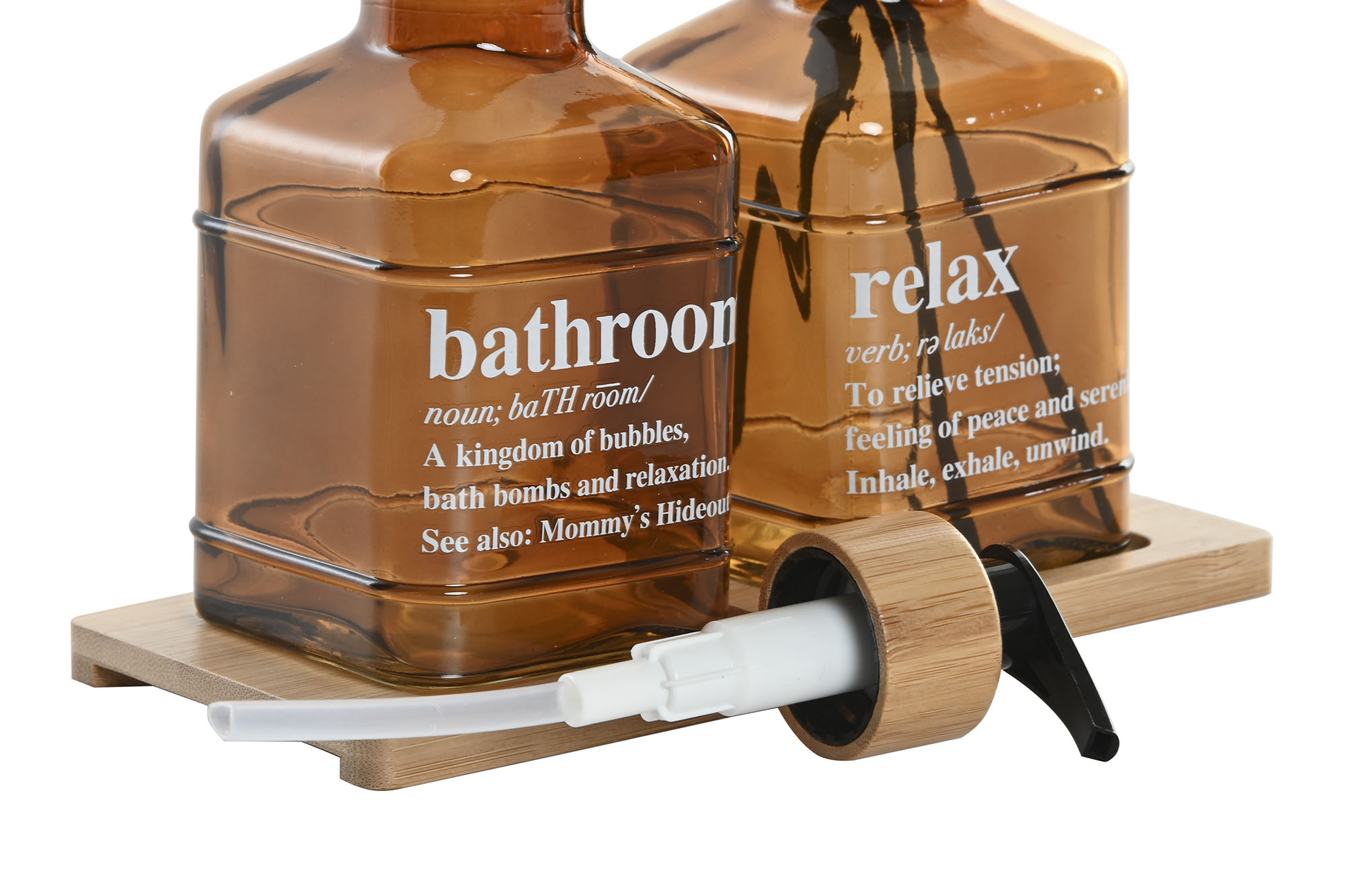 BAÃ Â O SET 3 CRISTAL BAMBU 19X9X1 350ML MIKADO AMB 2