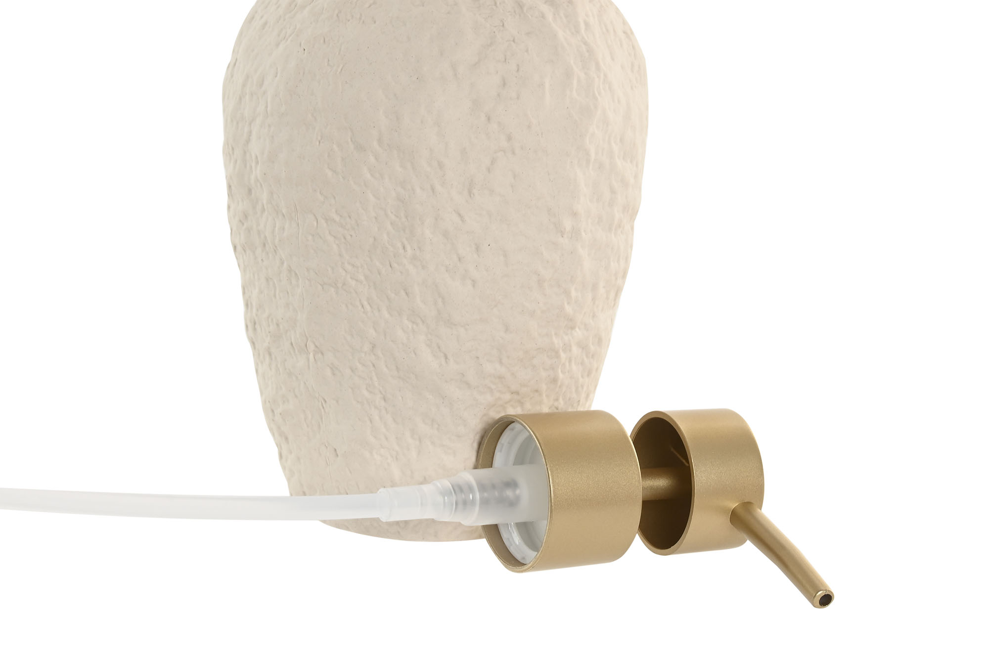 DOSIFICADOR GRES ABS 10X8X18 SIMIL PIEDRA BEIGE 2