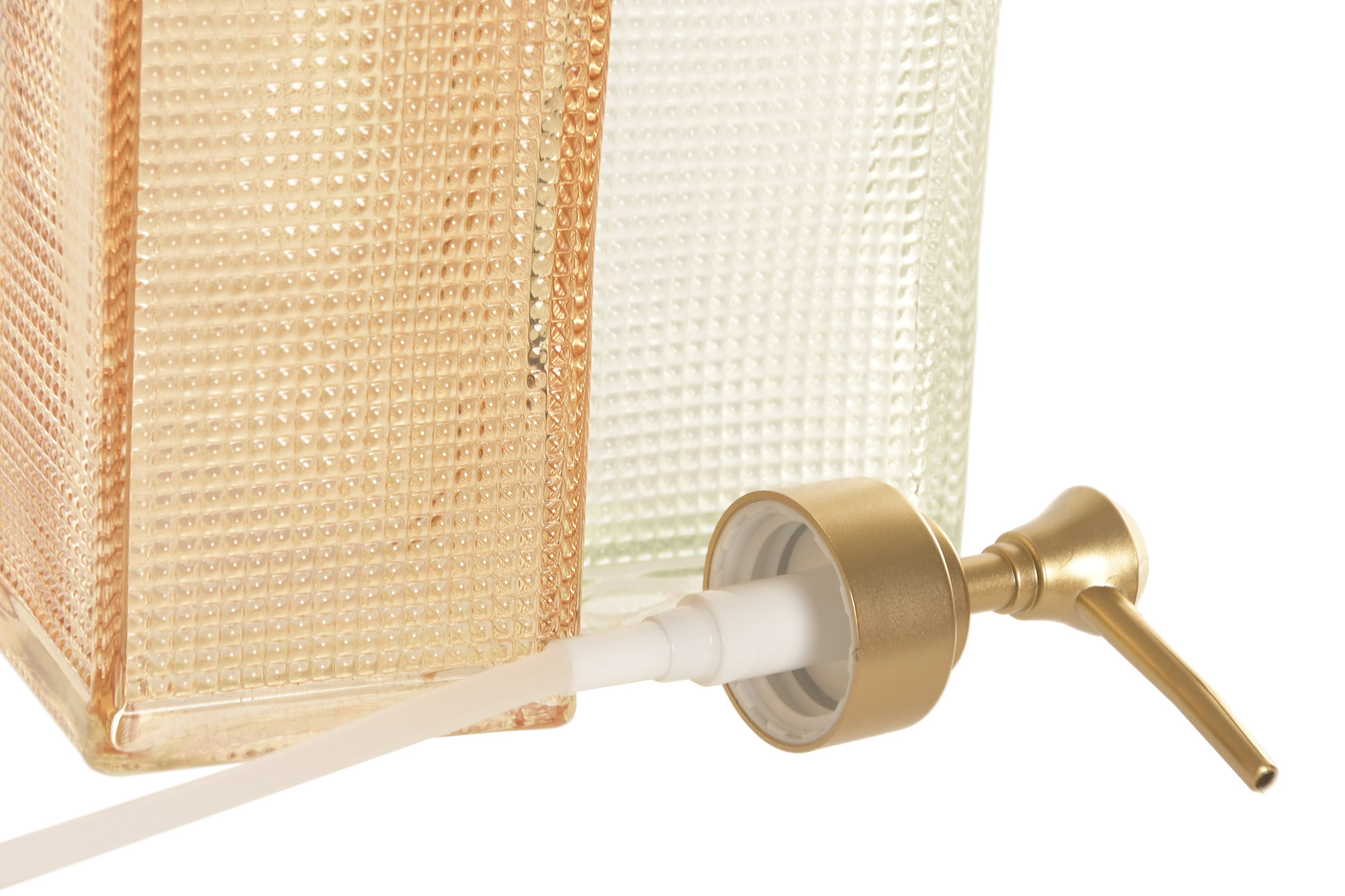 DOSIFICADOR CRISTAL ABS 6,5X6,5X22CM AMBAR 3