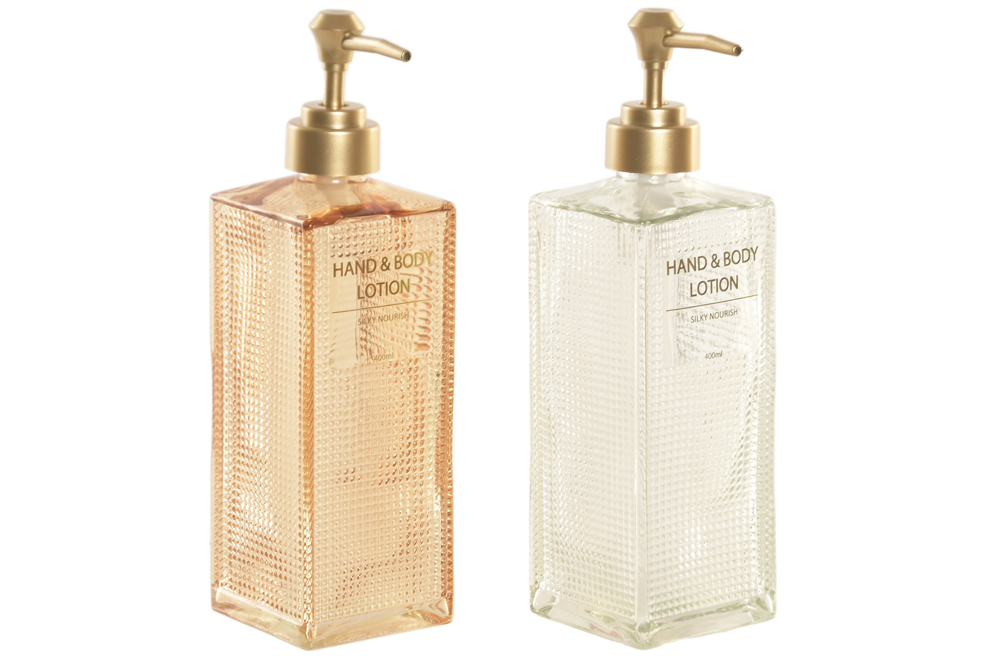 DOSIFICADOR CRISTAL ABS 6,5X6,5X22CM AMBAR