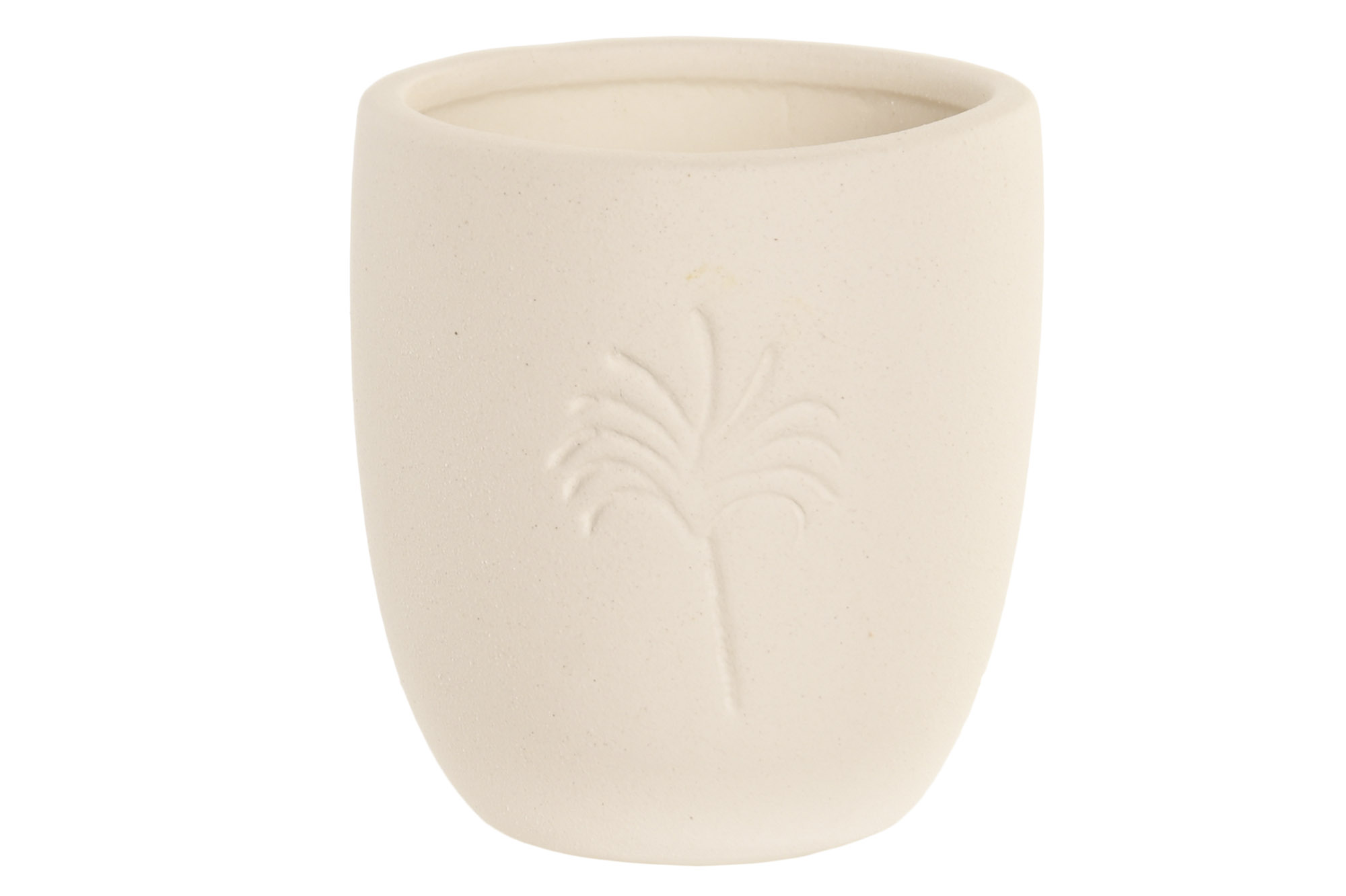 VASO CERAMICA 9,5X9,5X10 BLANCO