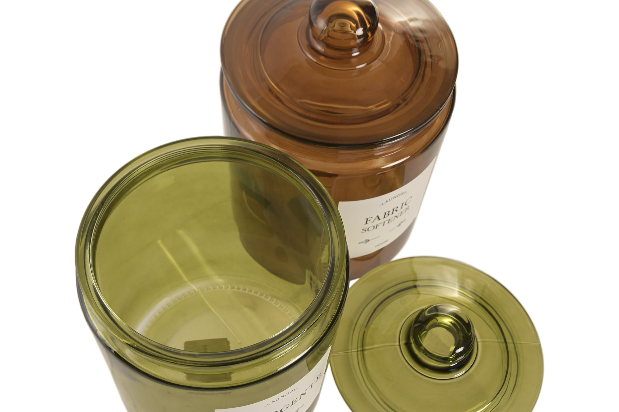 BOTE CRISTAL 14,5X14,5X21 2L DETERGENTE MARRON 3