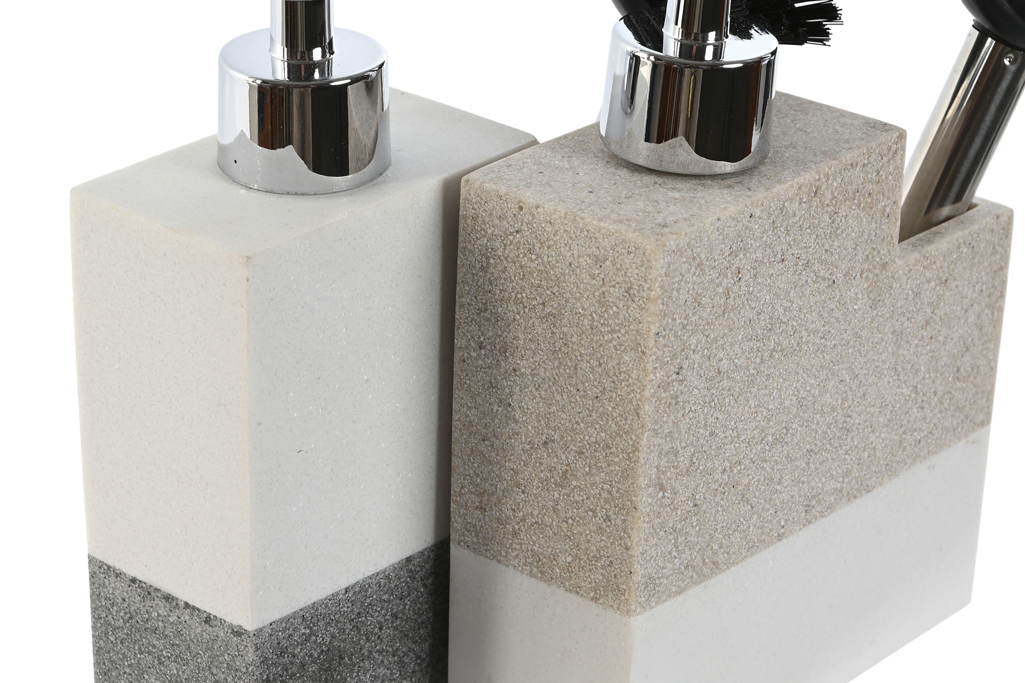 DOSIFICADOR RESINA ABS 11X9.3X16.6CM GRIS 2