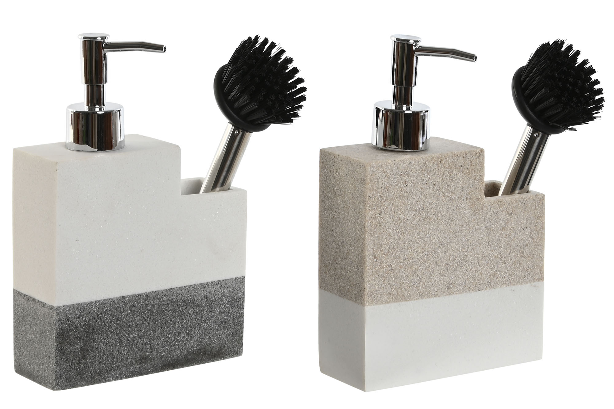 DOSIFICADOR RESINA ABS 11X9.3X16.6CM GRIS
