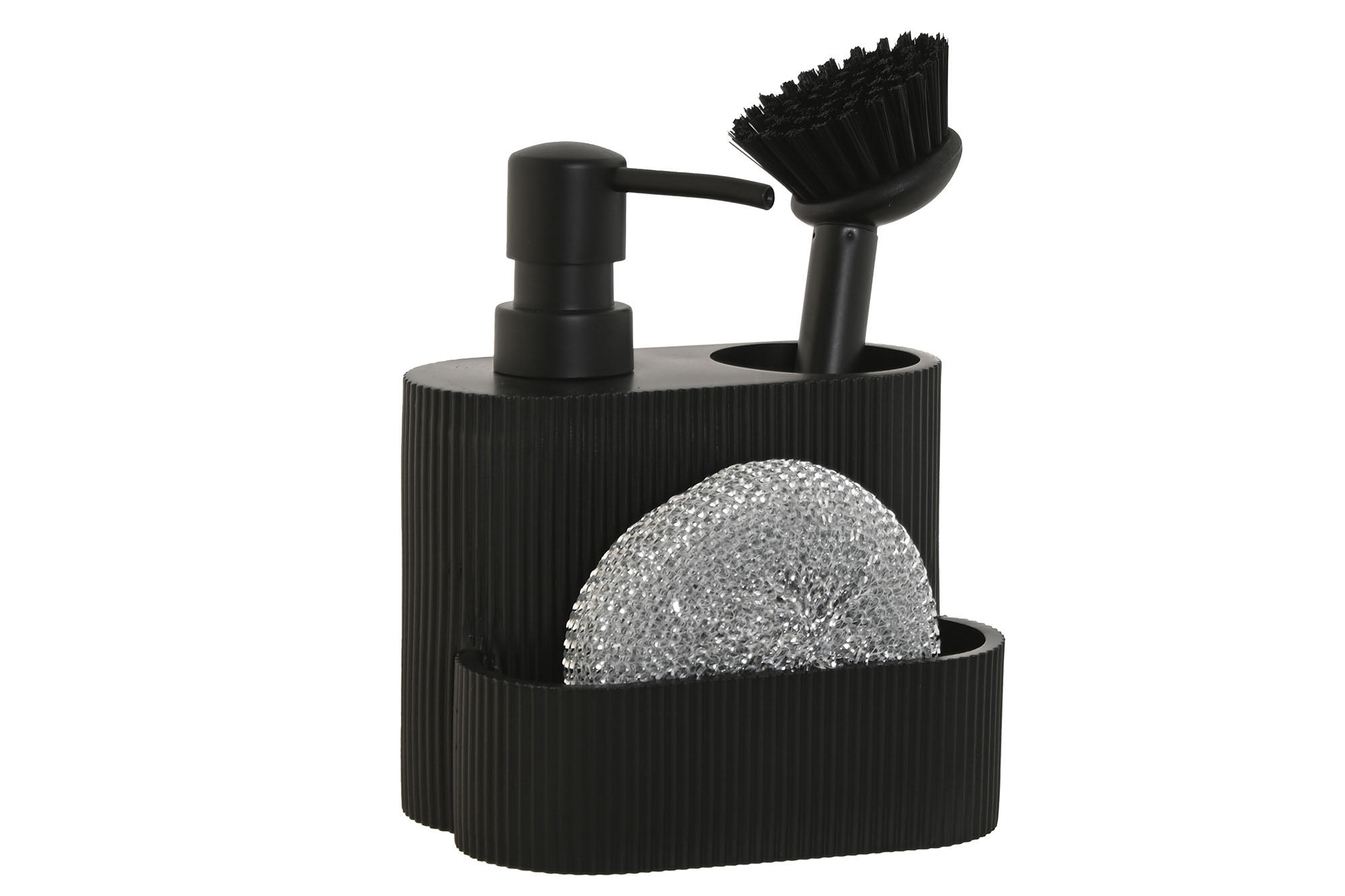 DOSIFICADOR RESINA ABS 13.3X9.7X15.7CM NEGRO