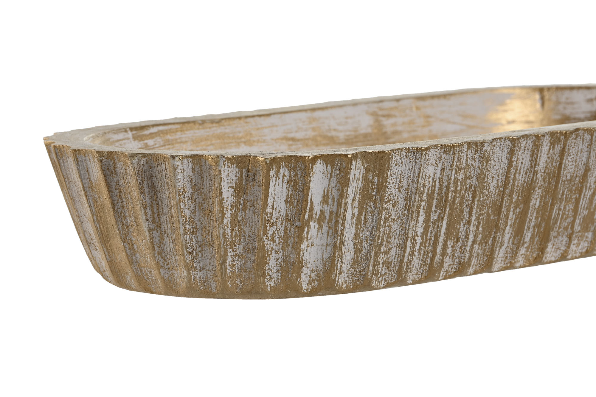 CENTRO MESA MANGO 32X15X5 DECAPE DORADO 3