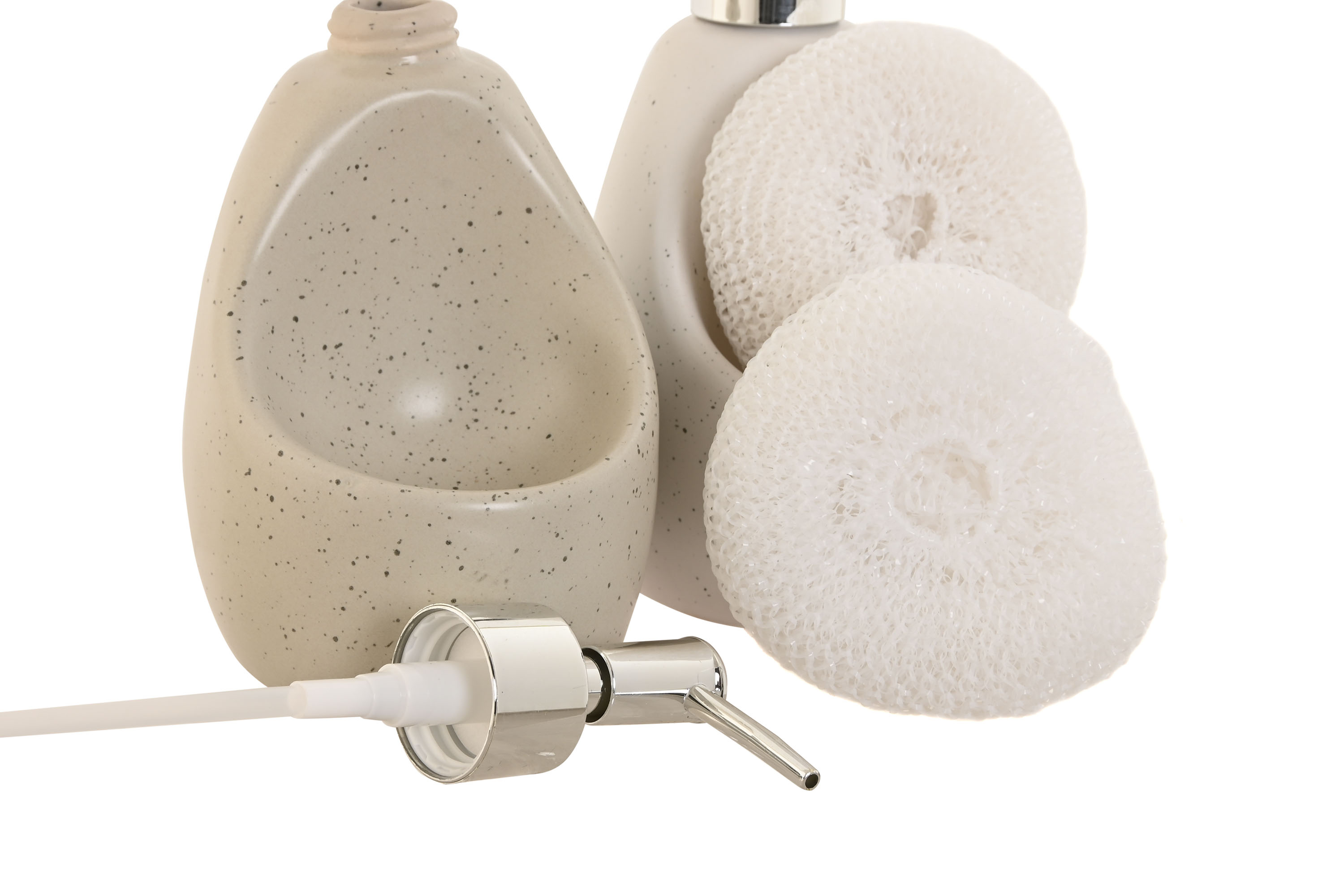 DOSIFICADOR GRES ABS 10,5X10,7X17,6CM BEIGE 2