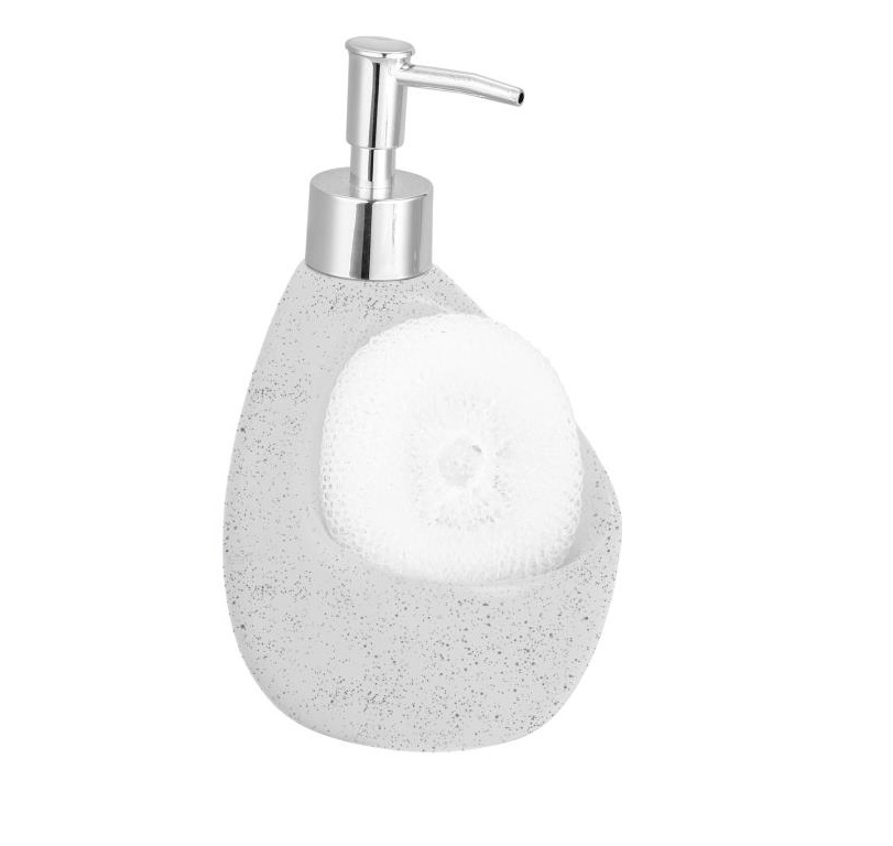 DOSIFICADOR GRES ABS 10,5X10,7X17,6CM BLANCO