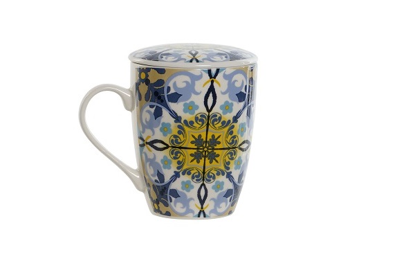MUG INFUSIONES PORCELANA 12X9X105CM 340ML