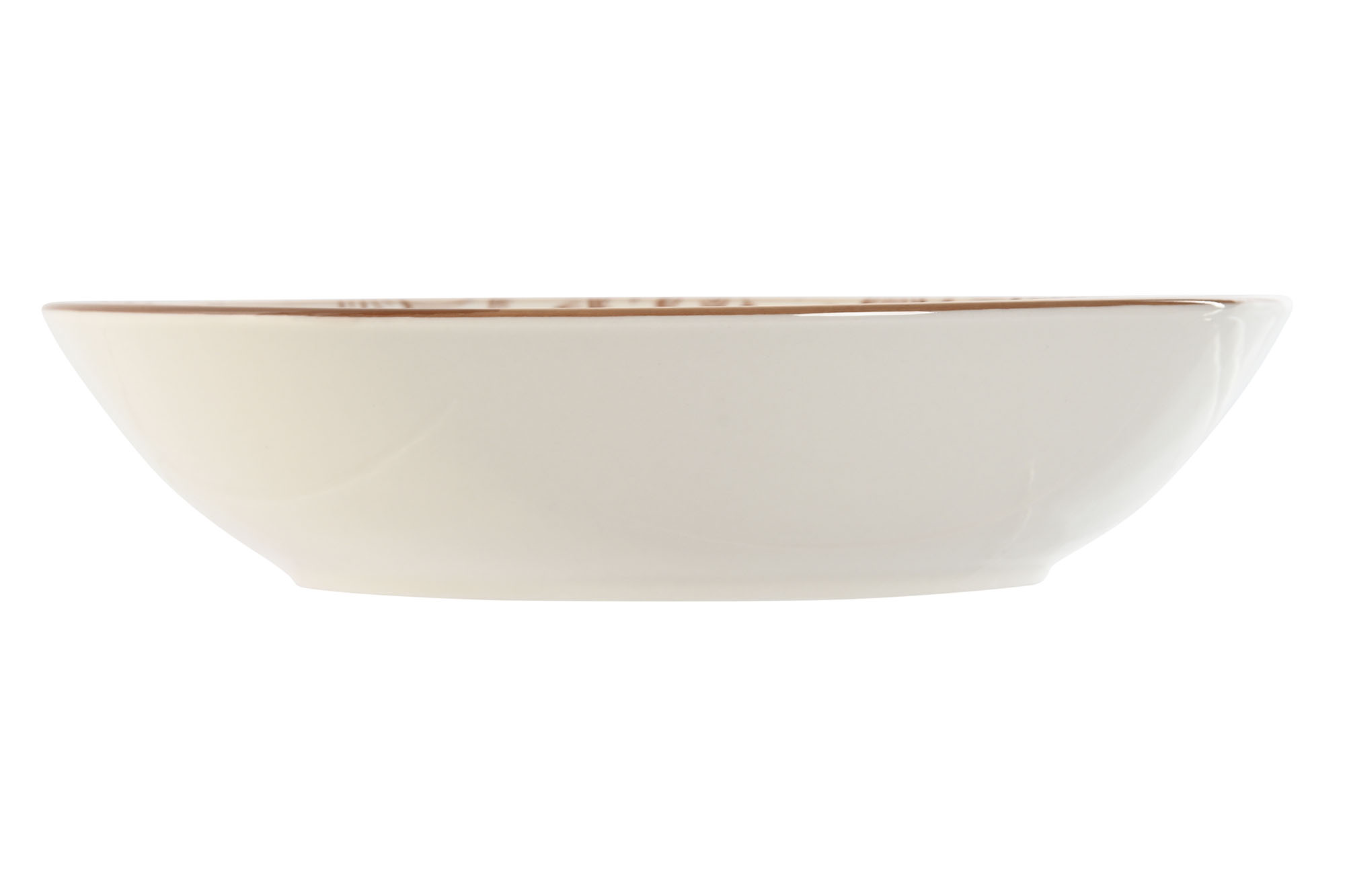 PLATO SET 4 PORCELANA 20X20X4 FLORES BEIGE 3
