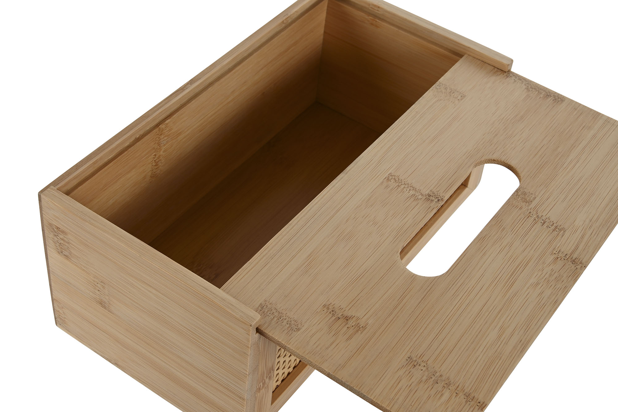 CAJA PAÃ Â UELOS BAMBU RATAN 25X13X10CM NATUR 2