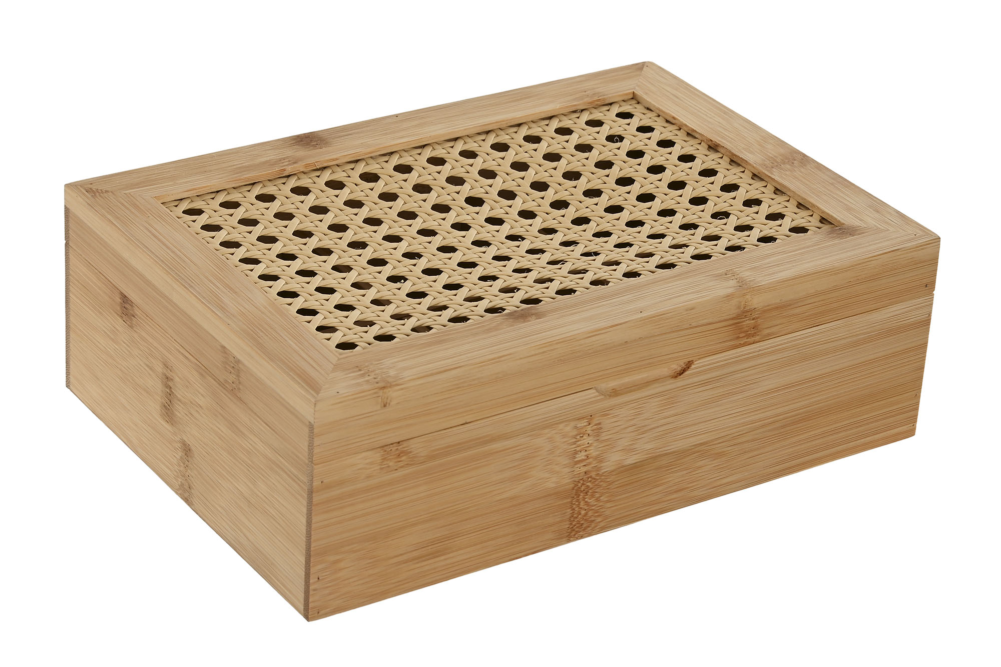 CAJA INFUSIONES BAMBU RATAN 24X16,5X7,5 6SEP,