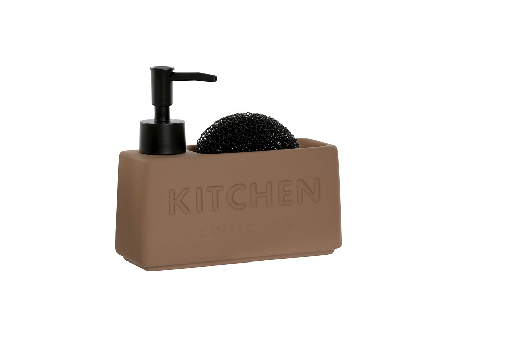 DOSIFICADOR DOLOMITE ABS 17X6X15 380 ML TERRACOTA