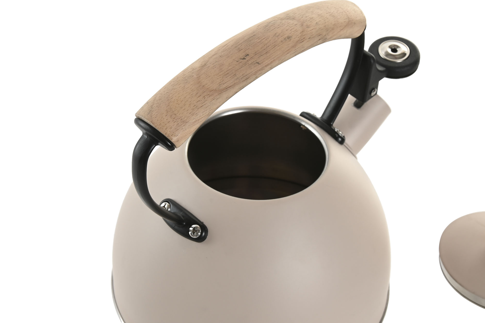 TETERA INOX RUBBERWOOD 22X19X20,5 2,5L BEIGE 3