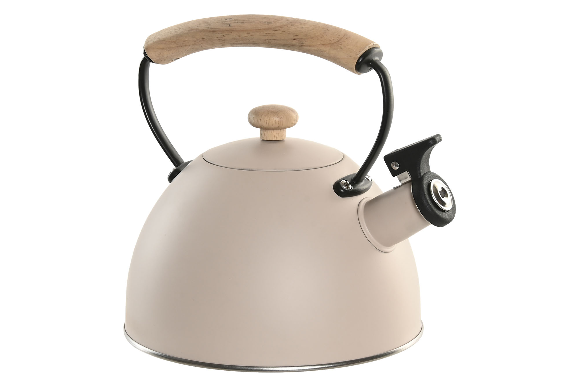 TETERA INOX RUBBERWOOD 22X19X20,5 2,5L BEIGE