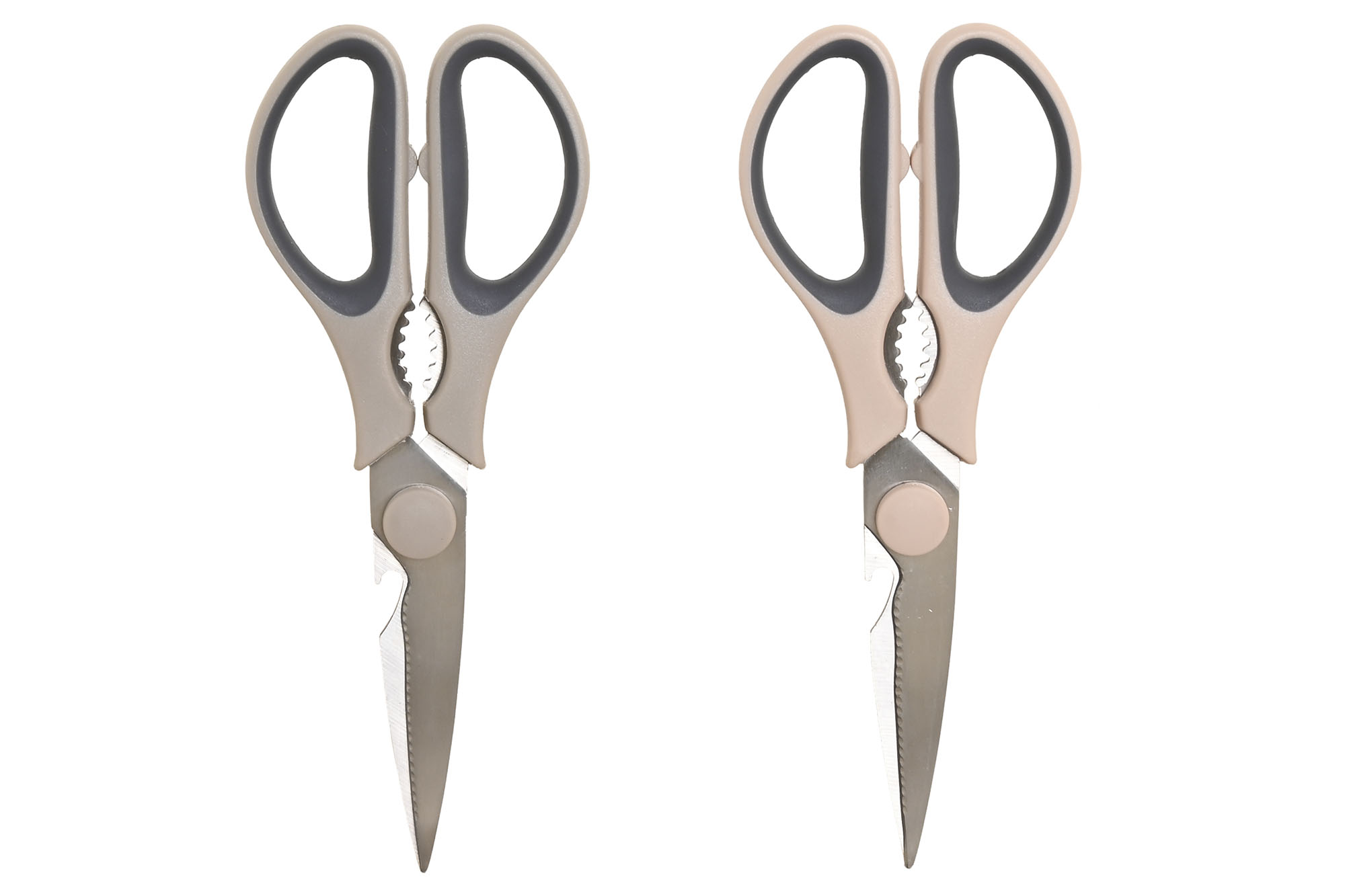 TIJERAS INOX PP 21X8,3X1CM BEIGE