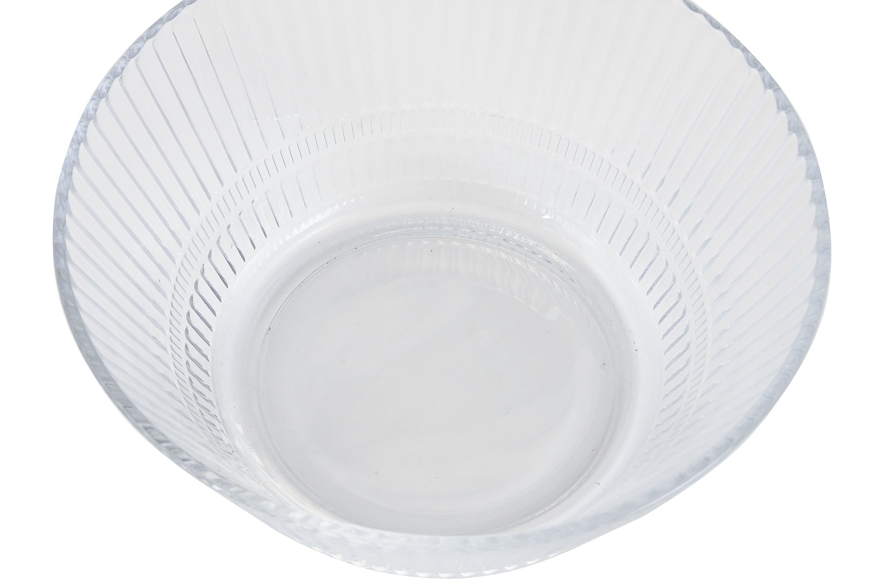 ENSALADERA CRISTAL 22X22X9,5 2.1L RAYADO 2