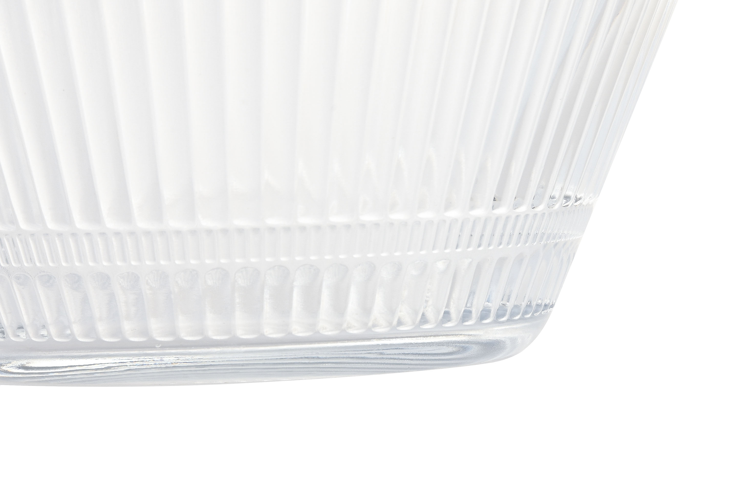 ENSALADERA CRISTAL 22X22X9,5 2.1L RAYADO 3