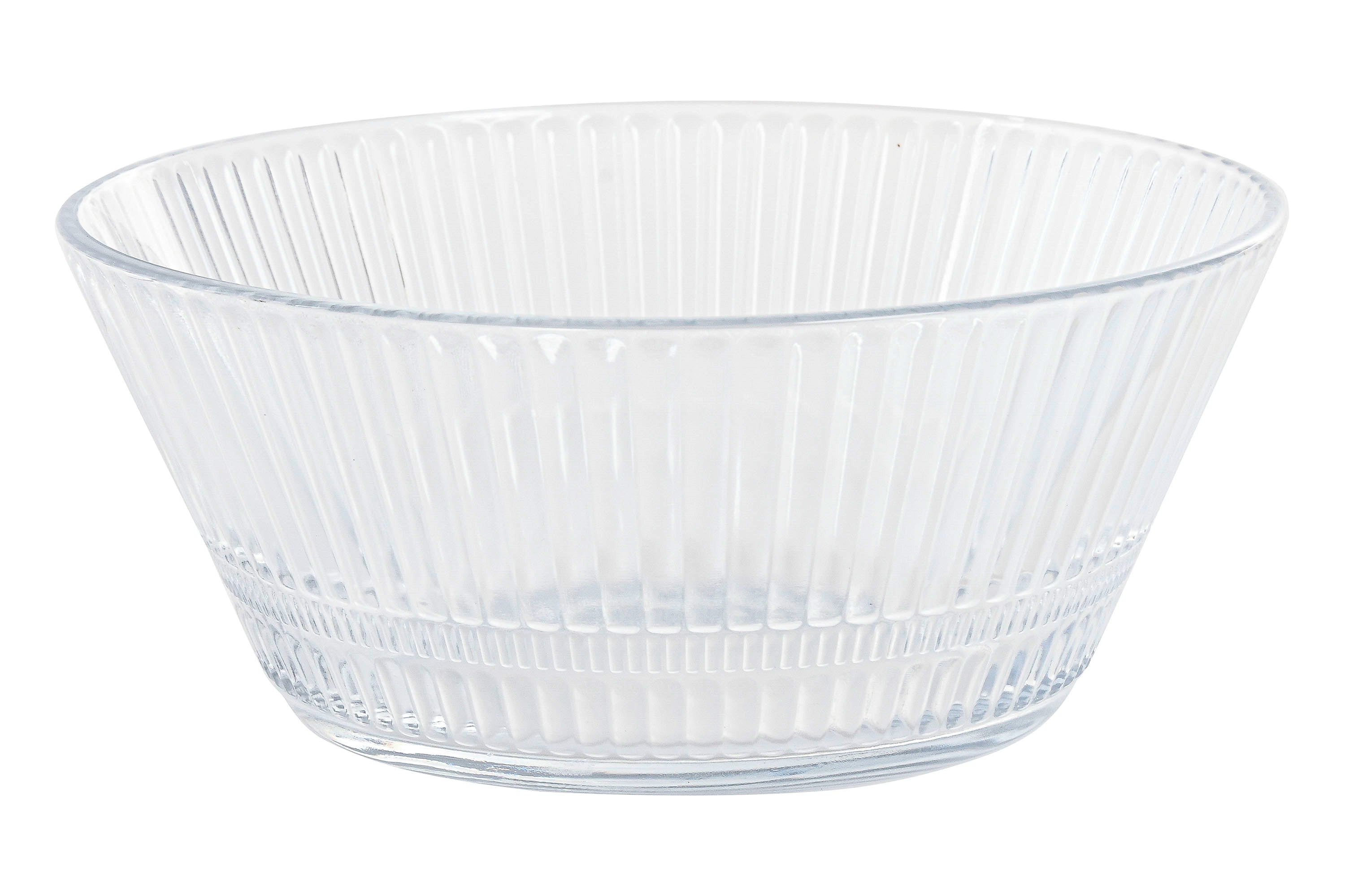 ENSALADERA CRISTAL 22X22X9,5 2.1L RAYADO