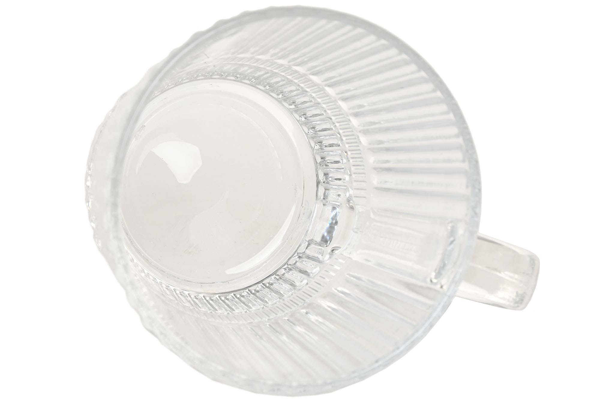 TAZA CRISTAL 8,5X6,5X9 265ML RAYADO TRANSPARENTE 3