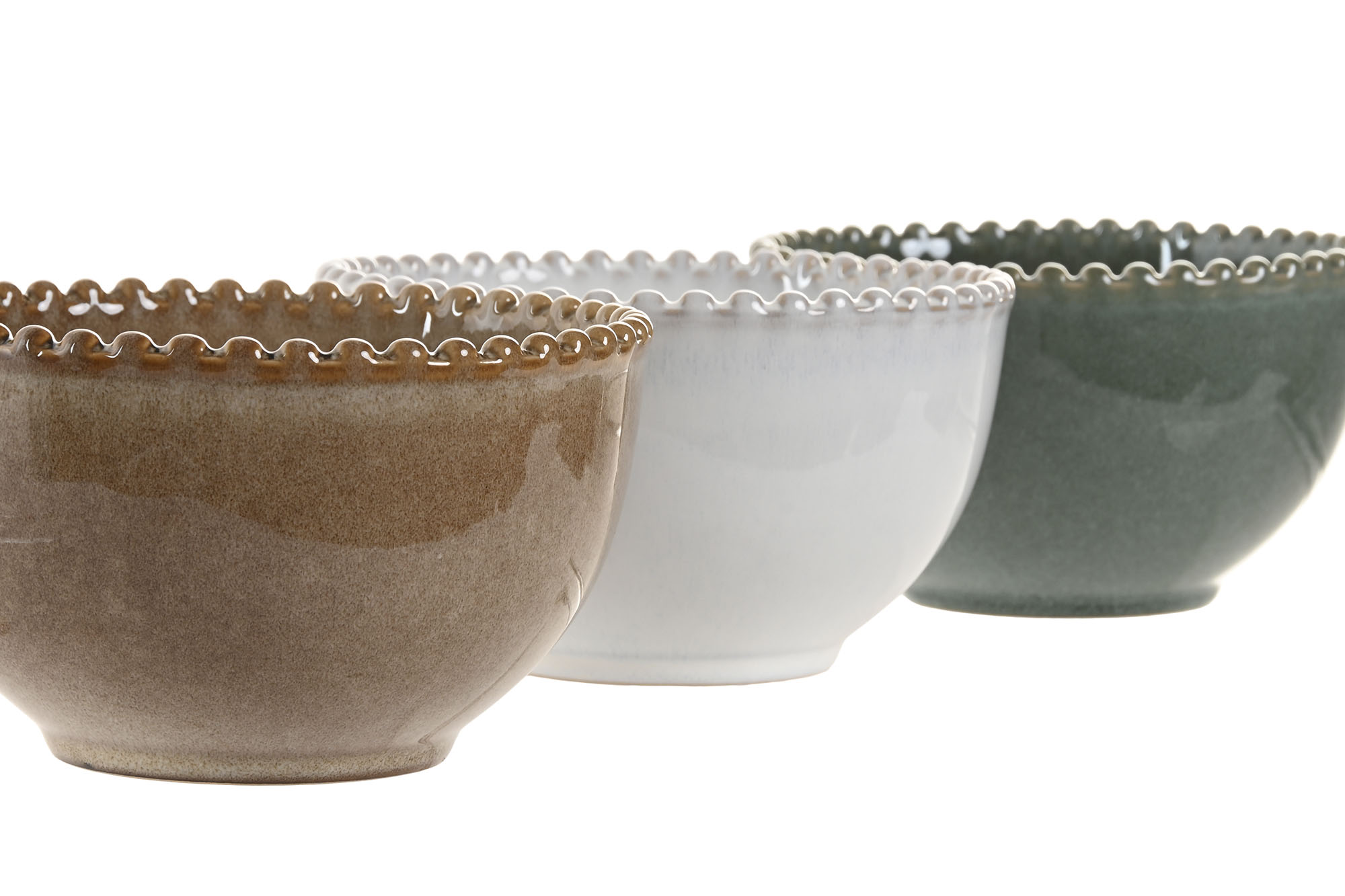 BOL GRES ESMALTADO 14X14X8 490ML BLANCO 2