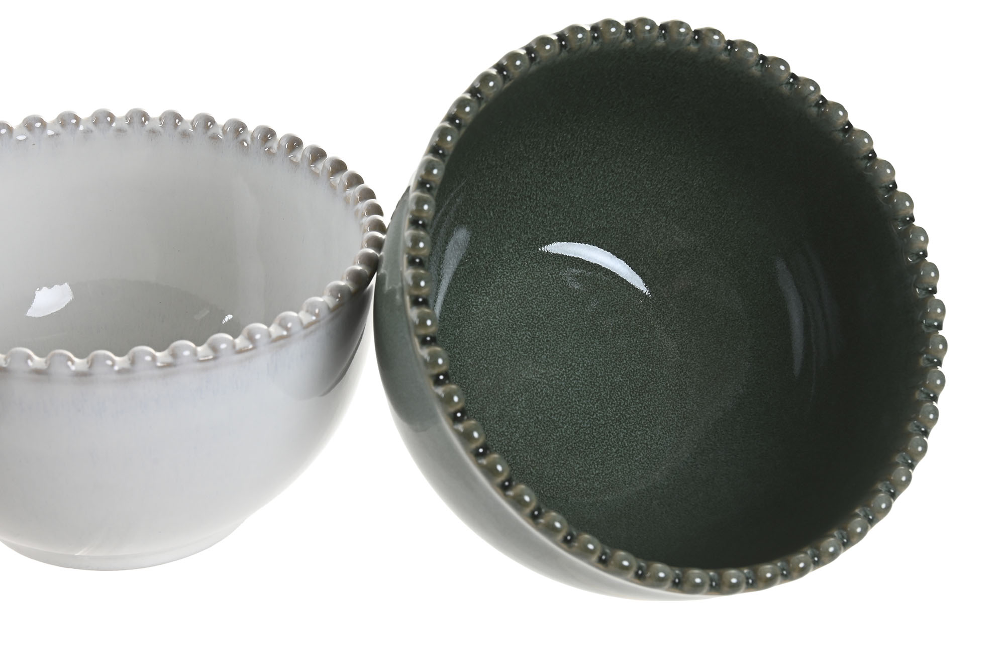 BOL GRES ESMALTADO 14X14X8 490ML VERDE 3