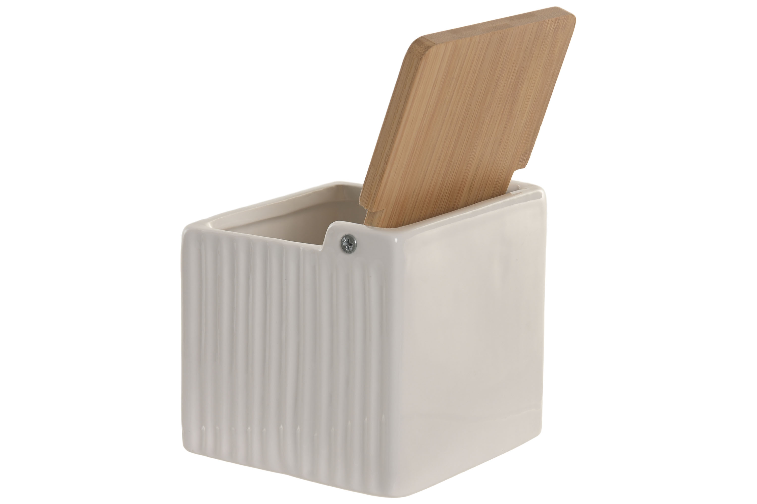 SALERO GRES BAMBU 11X11X11 RELIEVE GRIS 4