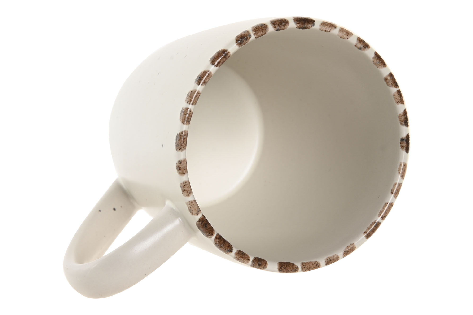 MUG GRES 9X10X10,8 360ML BEIGE 3