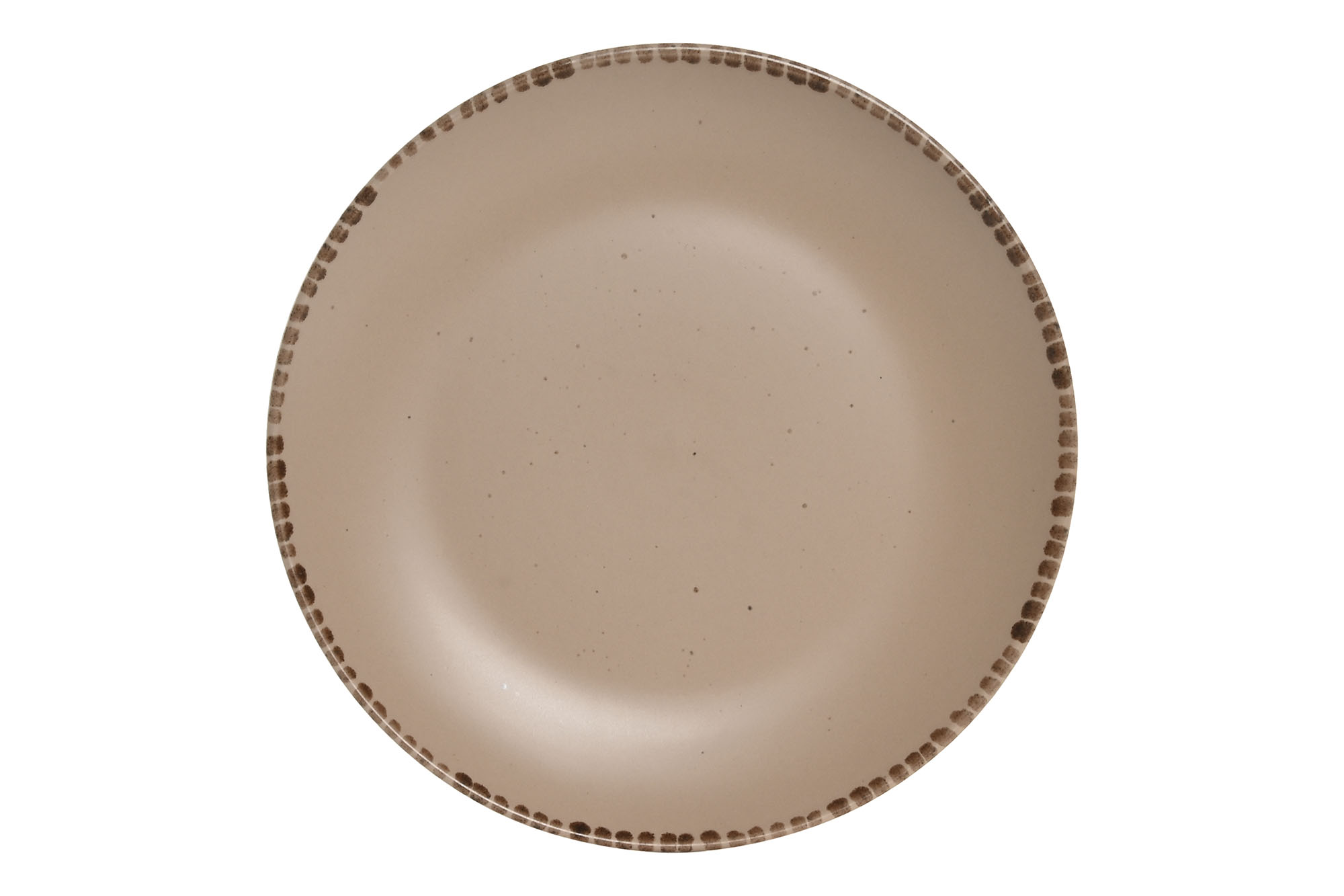 PLATO GRES 27X27X3 MARRON