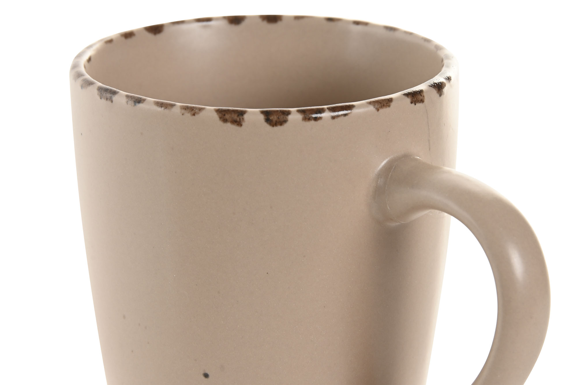 MUG GRES 9X8X10,8 360ML MARRON 2