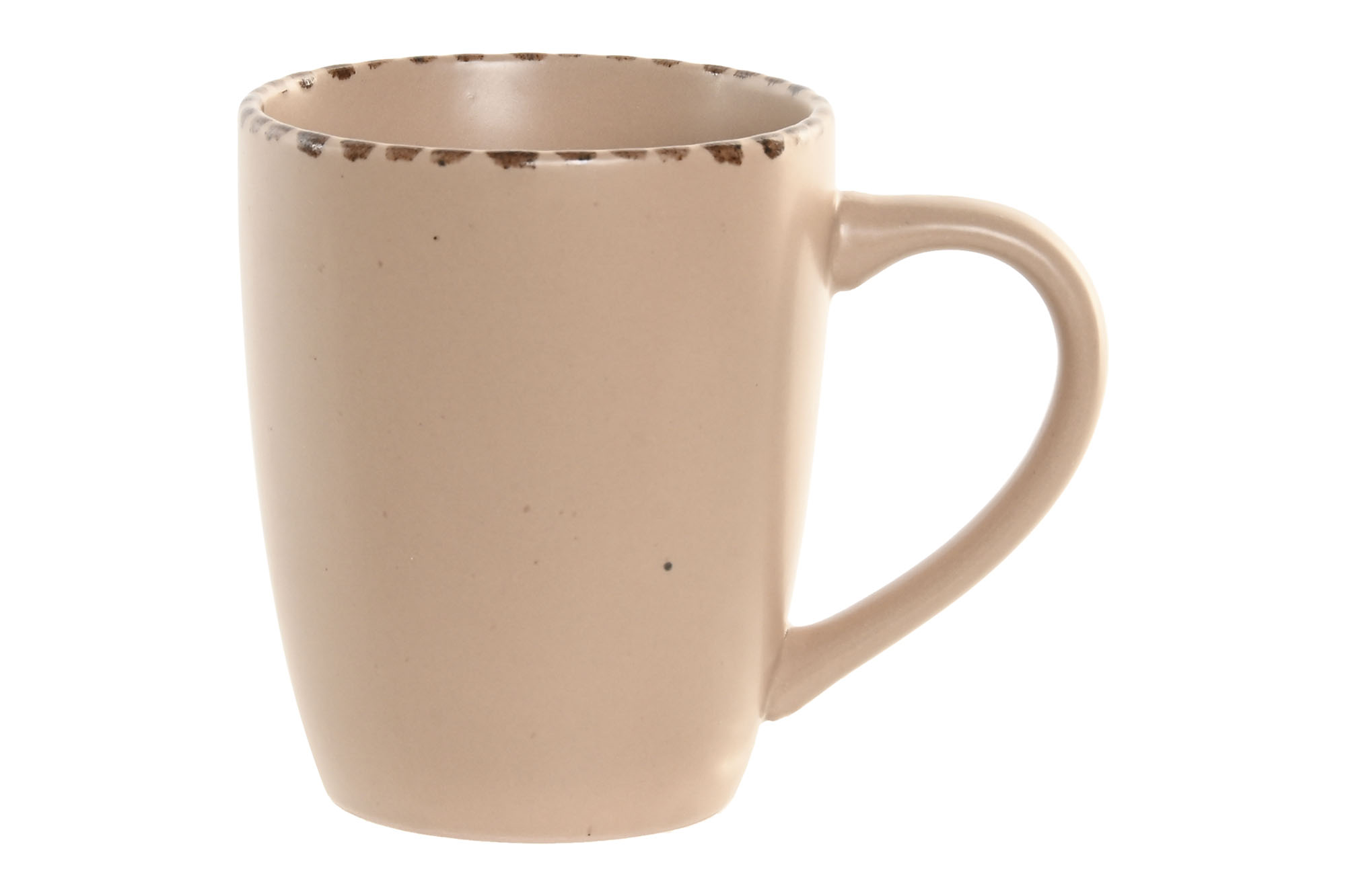 MUG GRES 9X8X10,8 360ML MARRON