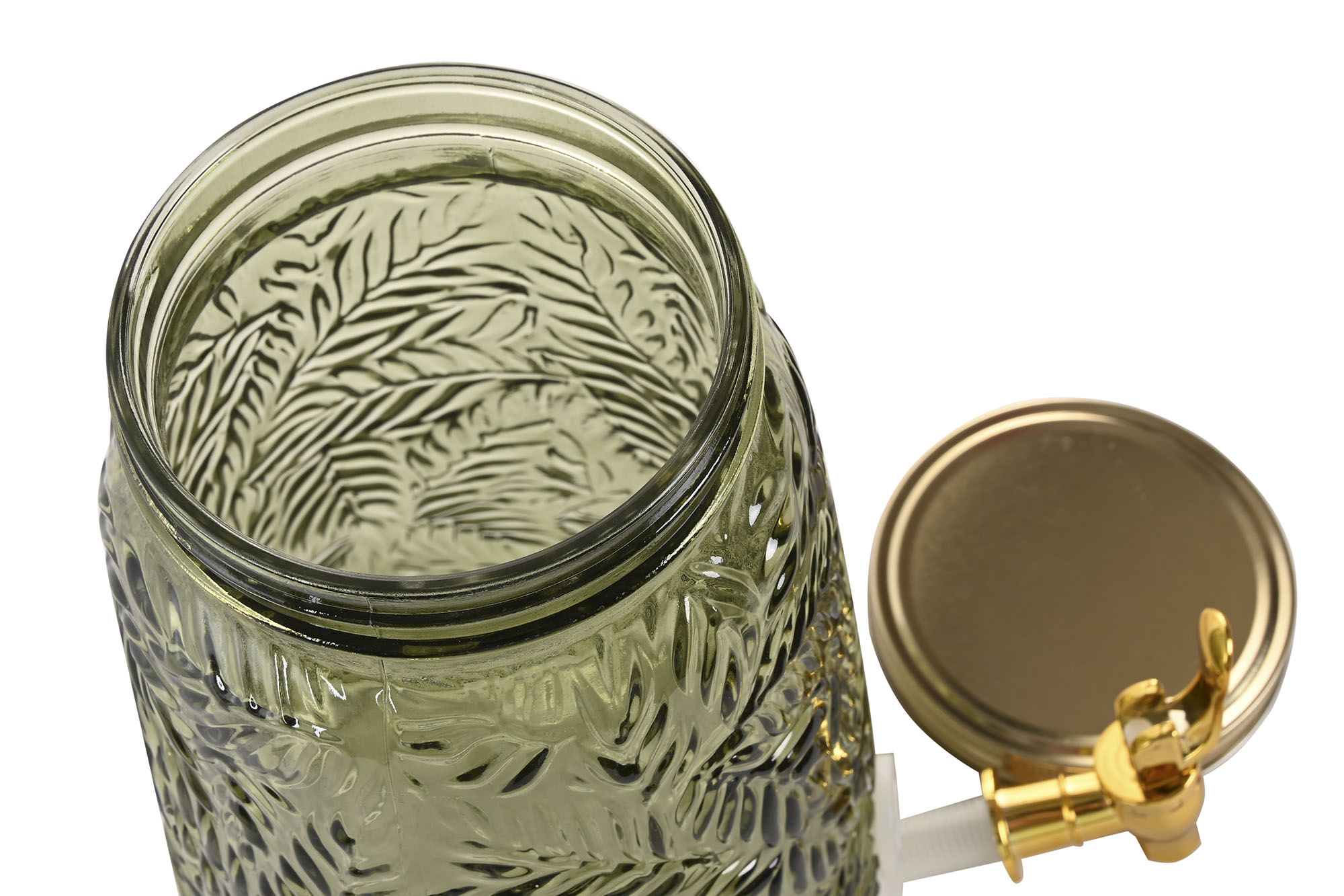 DISPENSADOR BEBIDAS CRISTAL 19,3X19,3X36 3,3L HOJA 4