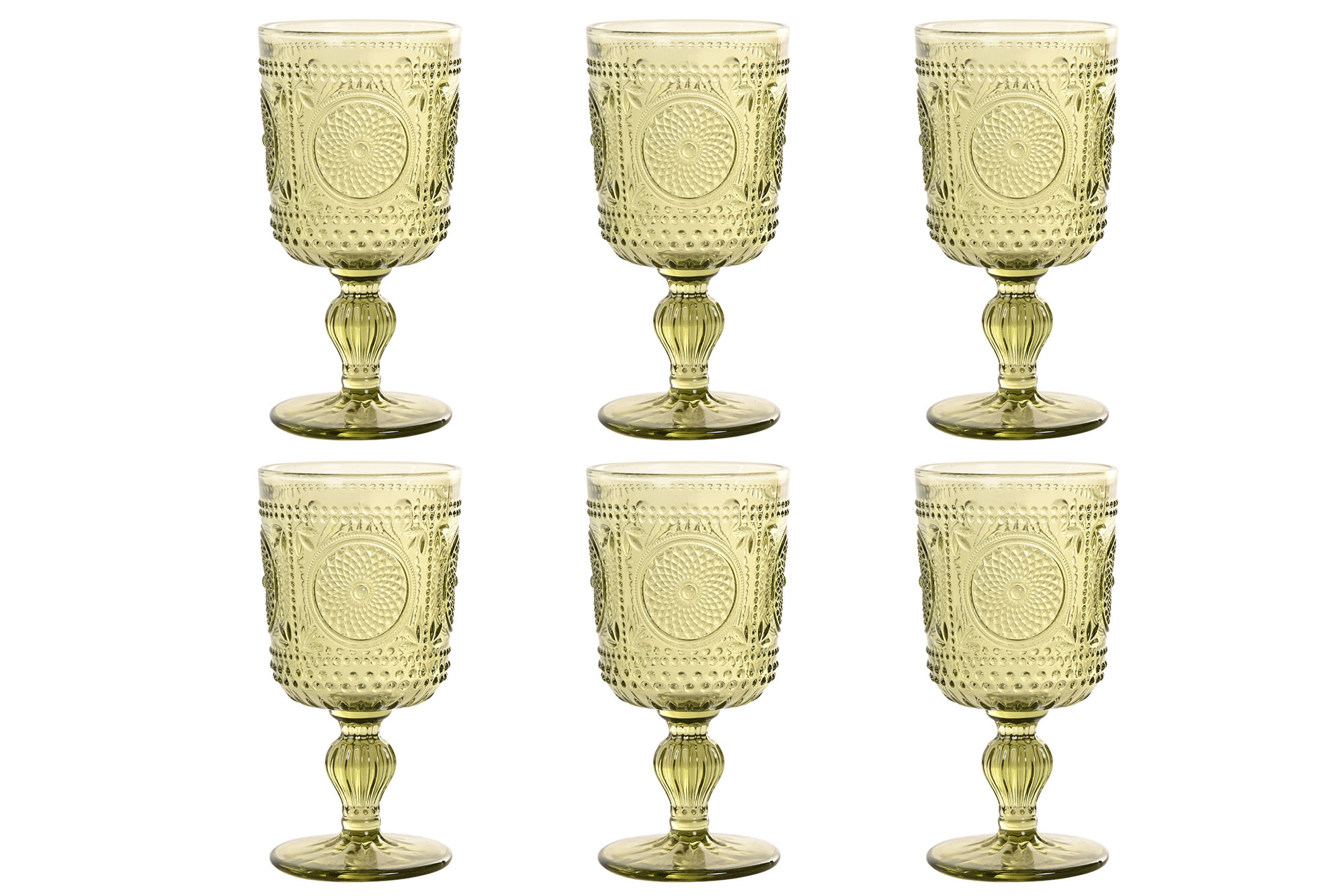 COPA SET 6 CRISTAL 8,3X8,3X16,5 310ML RELIEVE