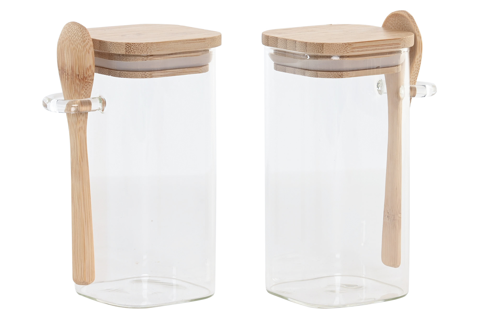 ESPECIERO SET 2 CRISTAL BAMBU 18,5X9X16,5 260ML/26 2