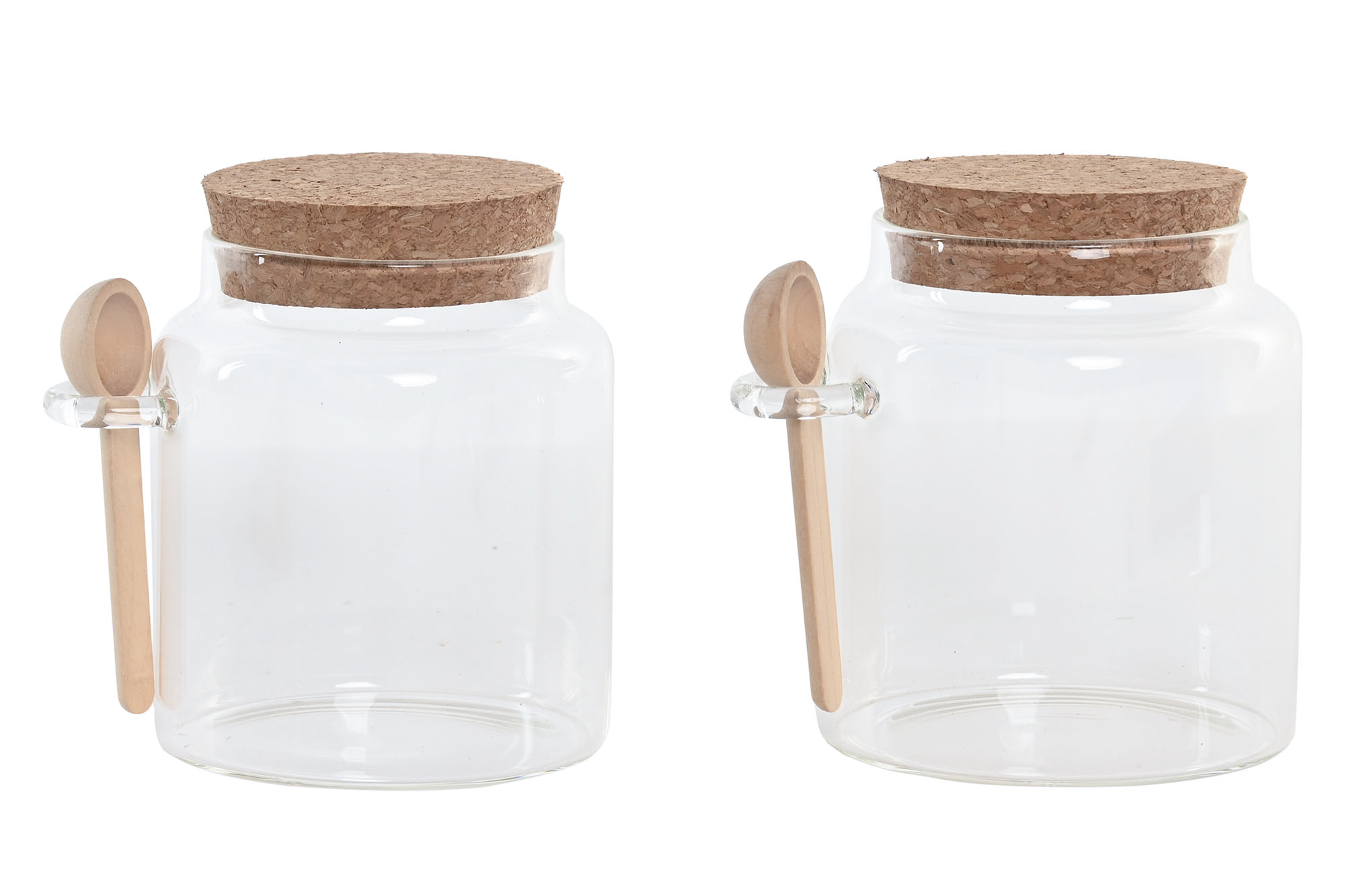 ESPECIERO SET 2 CRISTAL BAMBU 21X11X11 400ML/40 2