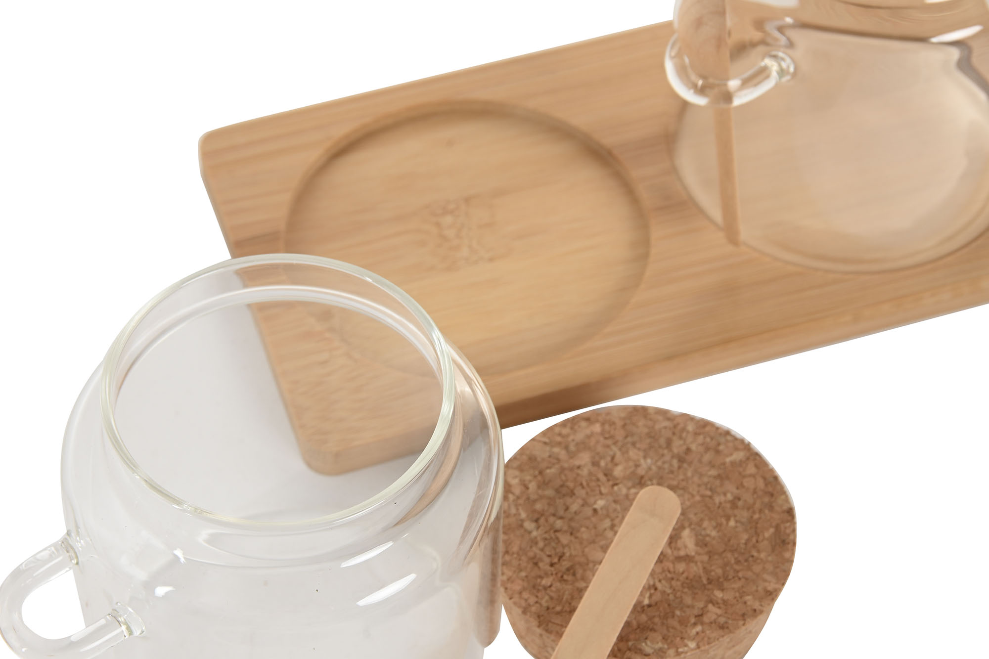 ESPECIERO SET 2 CRISTAL BAMBU 21X11X11 400ML/40 4