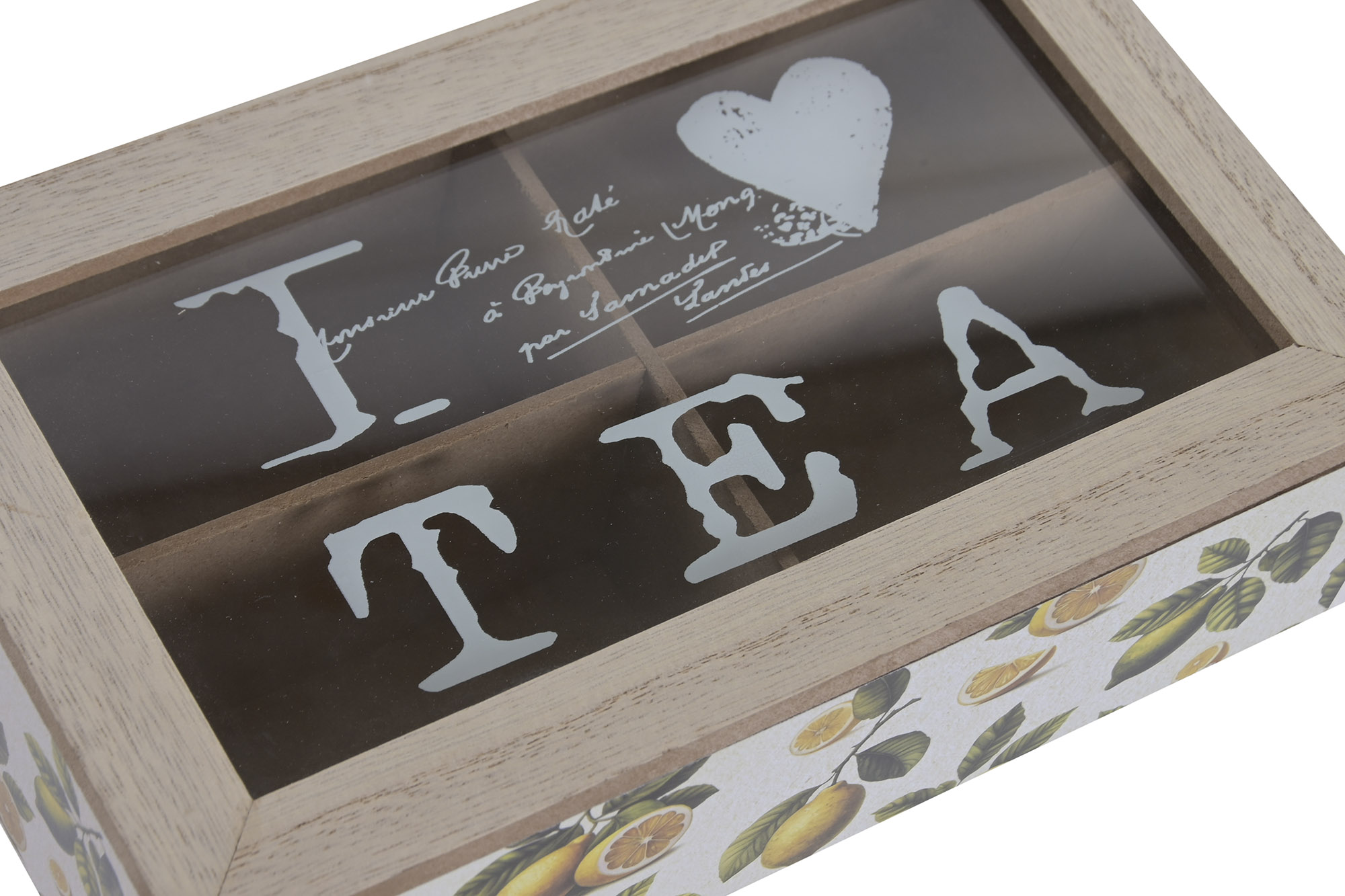 CAJA INFUSIONES MDF CRISTAL 24X14X7 LIMONES