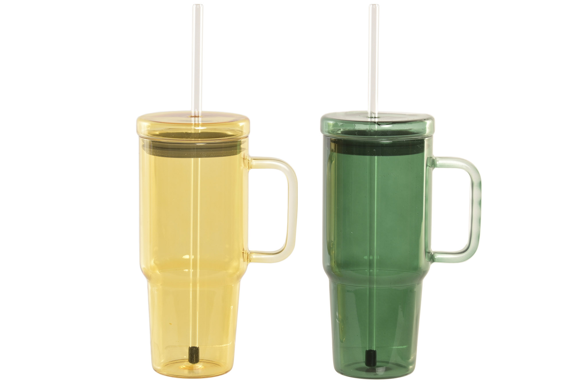 MUG BOROSILICATO SILICONA 13X9,3X21,6 900L AMARILL