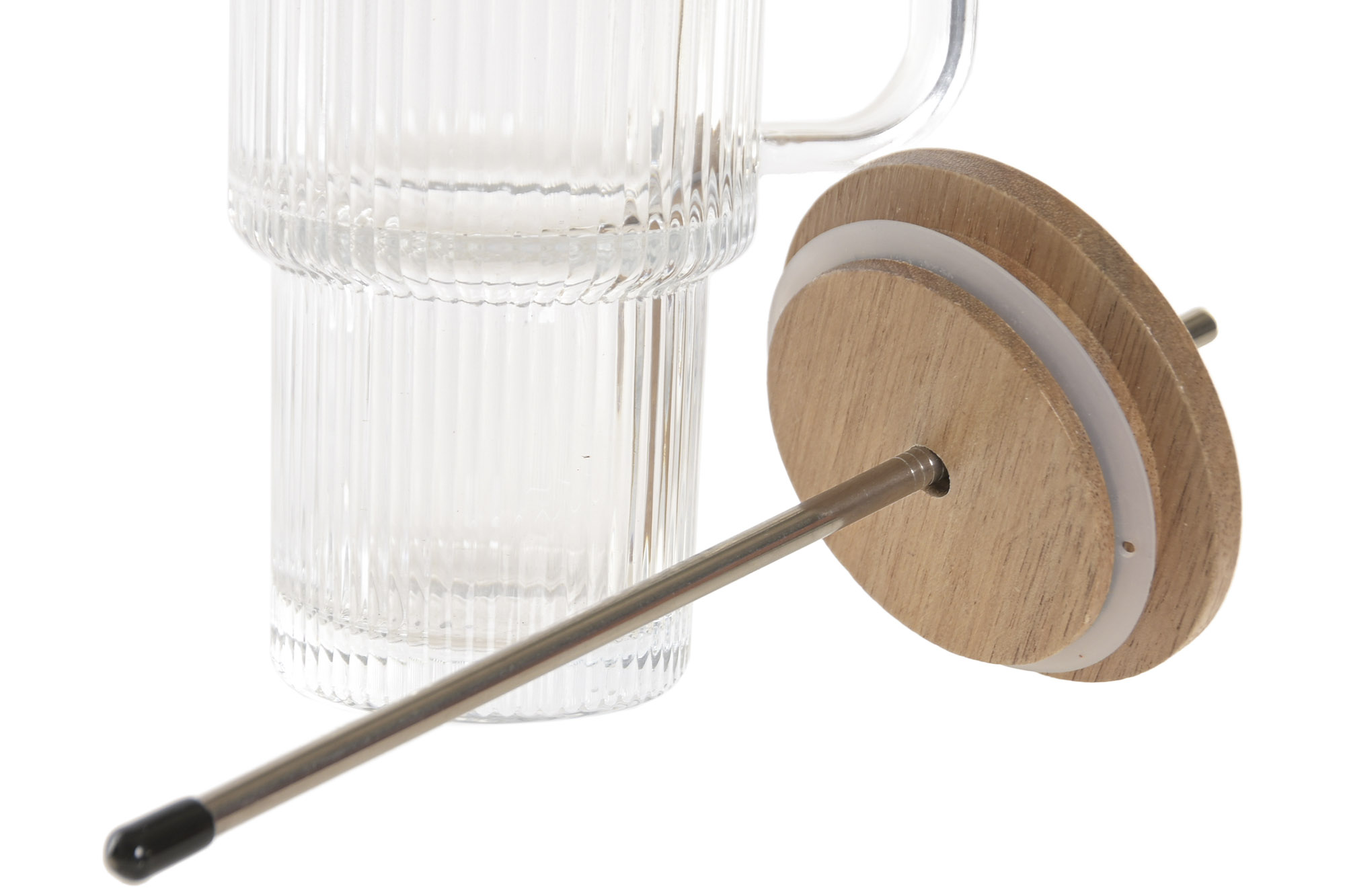 MUG CRISTAL ACACIA 11X9X23 430ML RAYADO 2