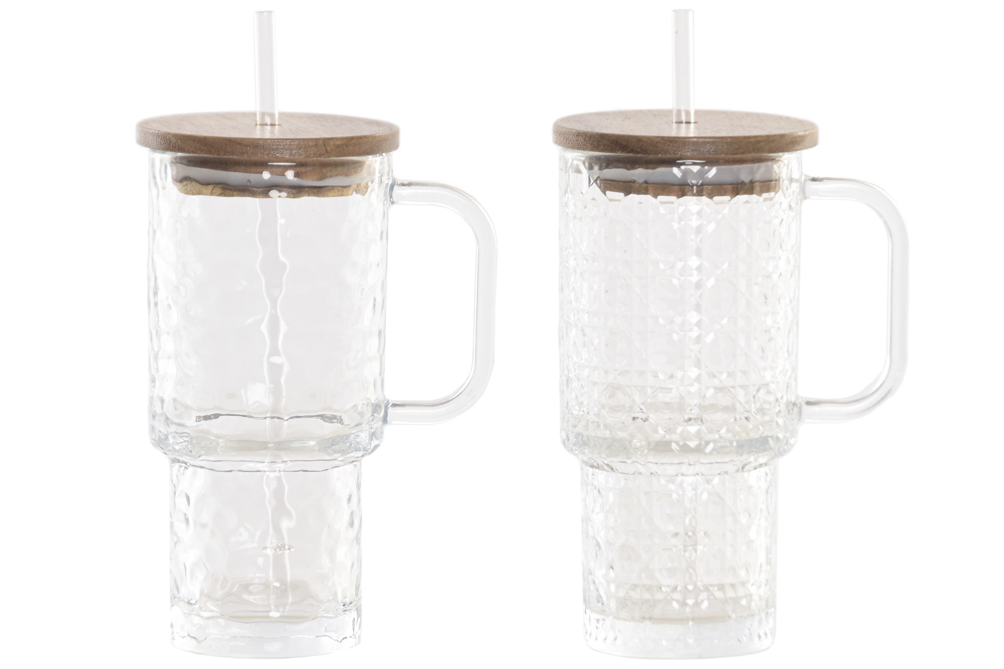 MUG CRISTAL ACACIA 11X9X23 430ML RELIEVE MIMBRE