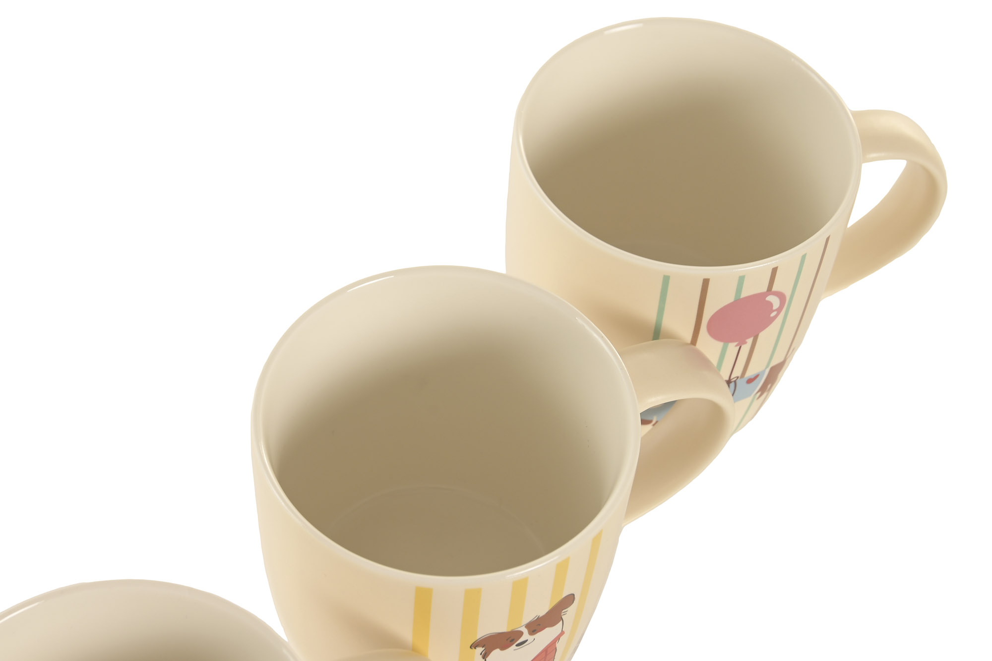 MUG PORCELANA 12X8,5X9,5 365ML PERRO ROPA 3