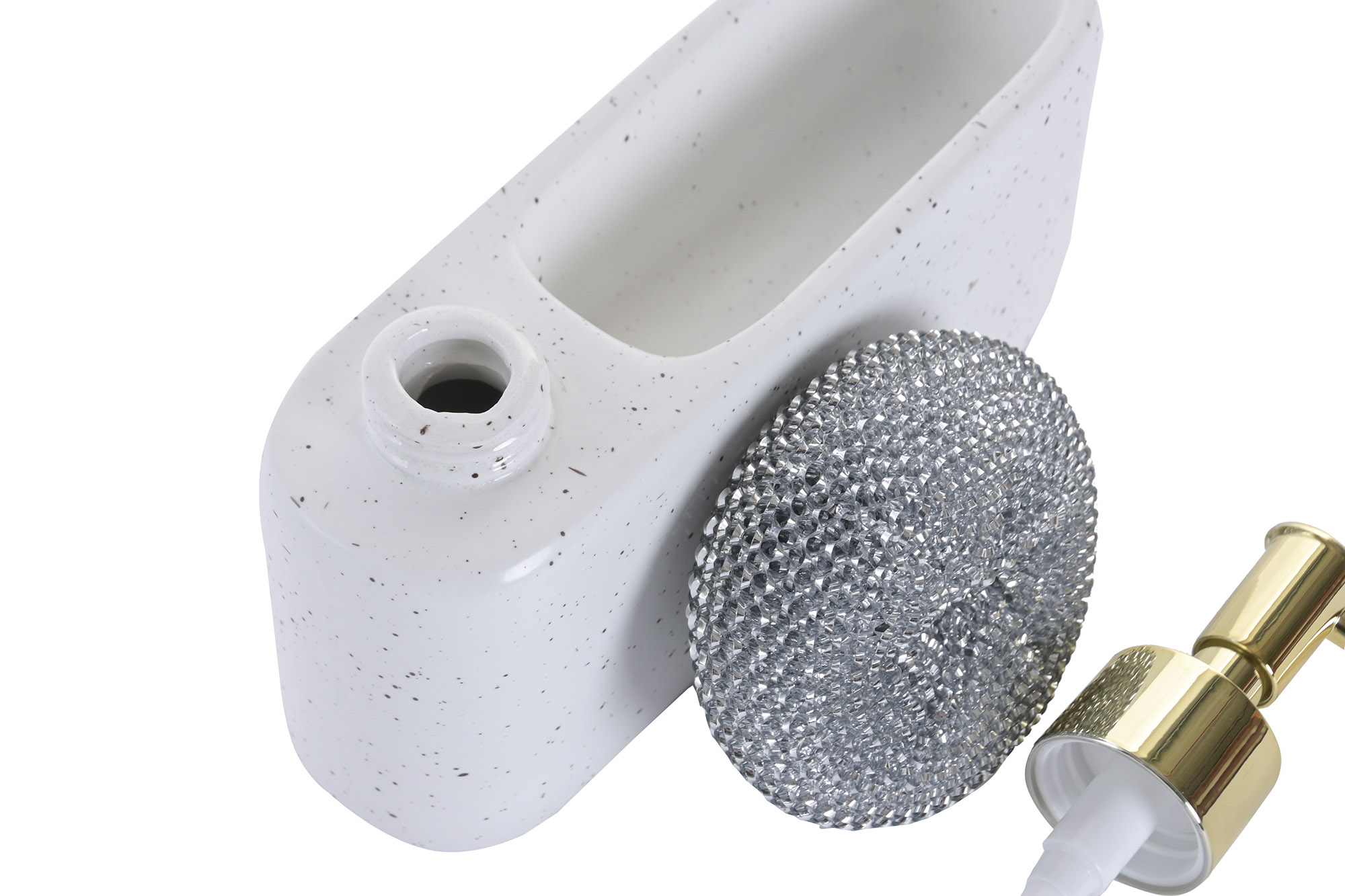 DOSIFICADOR DOLOMITE ABS 17X5X14 ESTROPAJO BLANCO 3