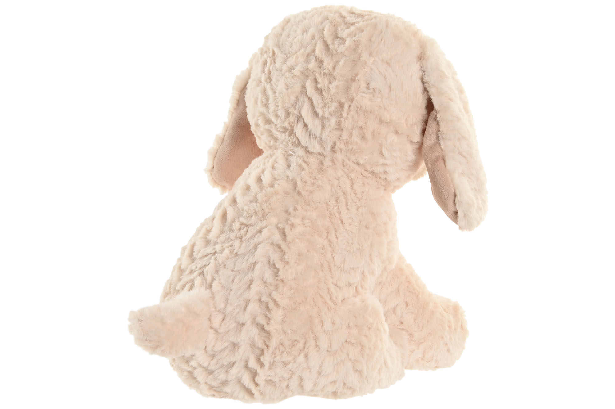 PELUCHE POLIESTER 15X25X28 PERRO BEIGE 4