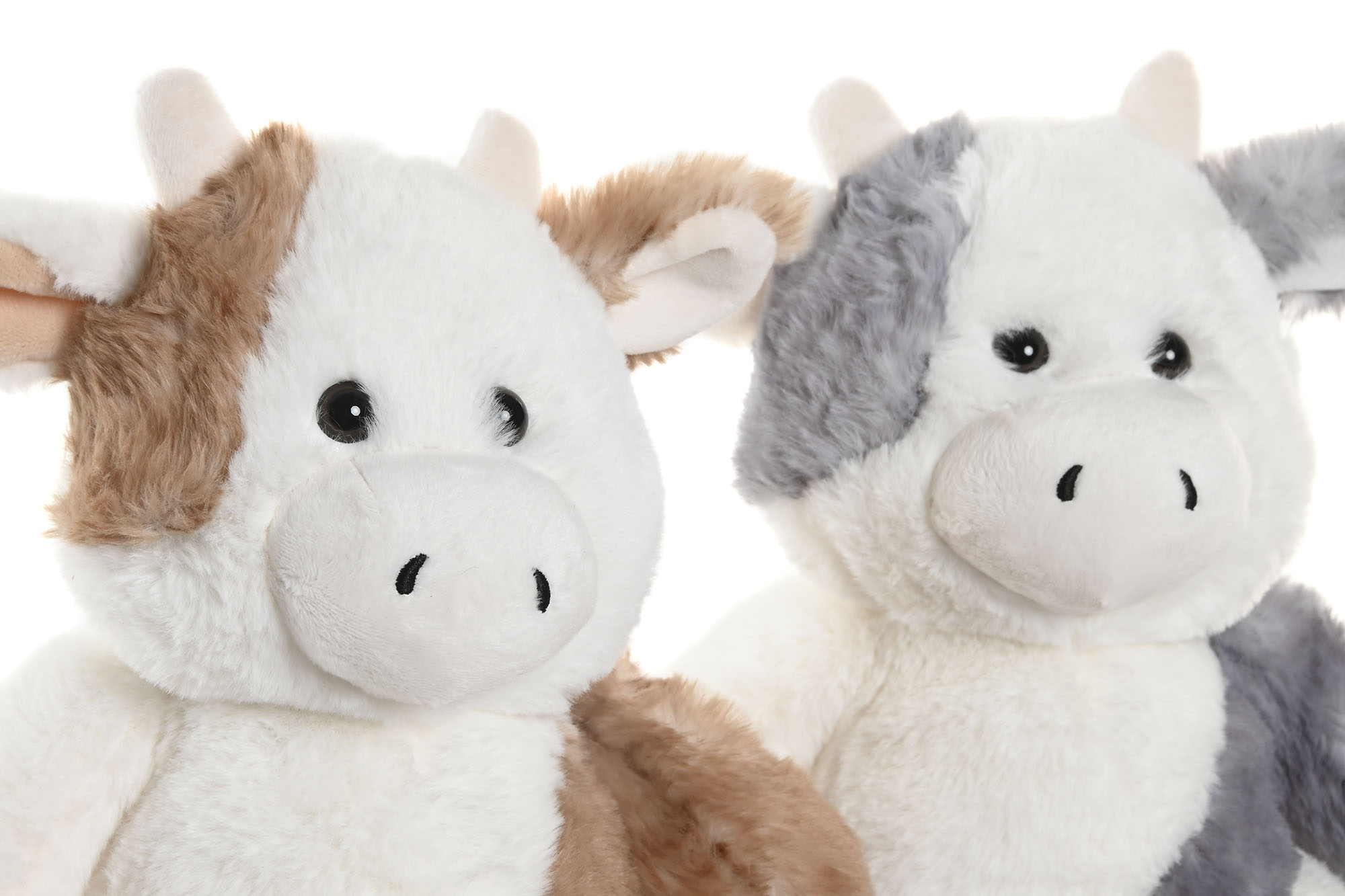 PELUCHE POLIESTER 25X22X24 VACA BEIGE 2