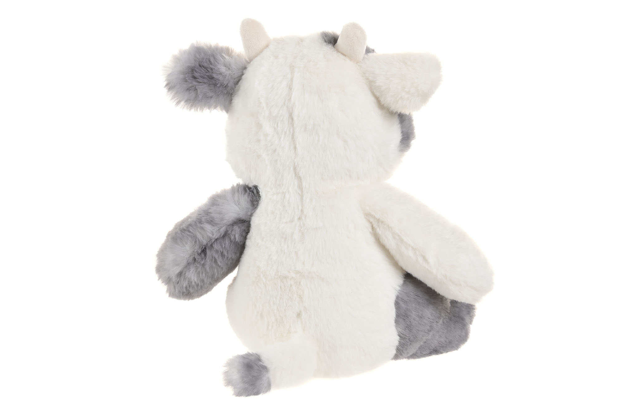 PELUCHE POLIESTER 25X22X24 VACA GRIS 3